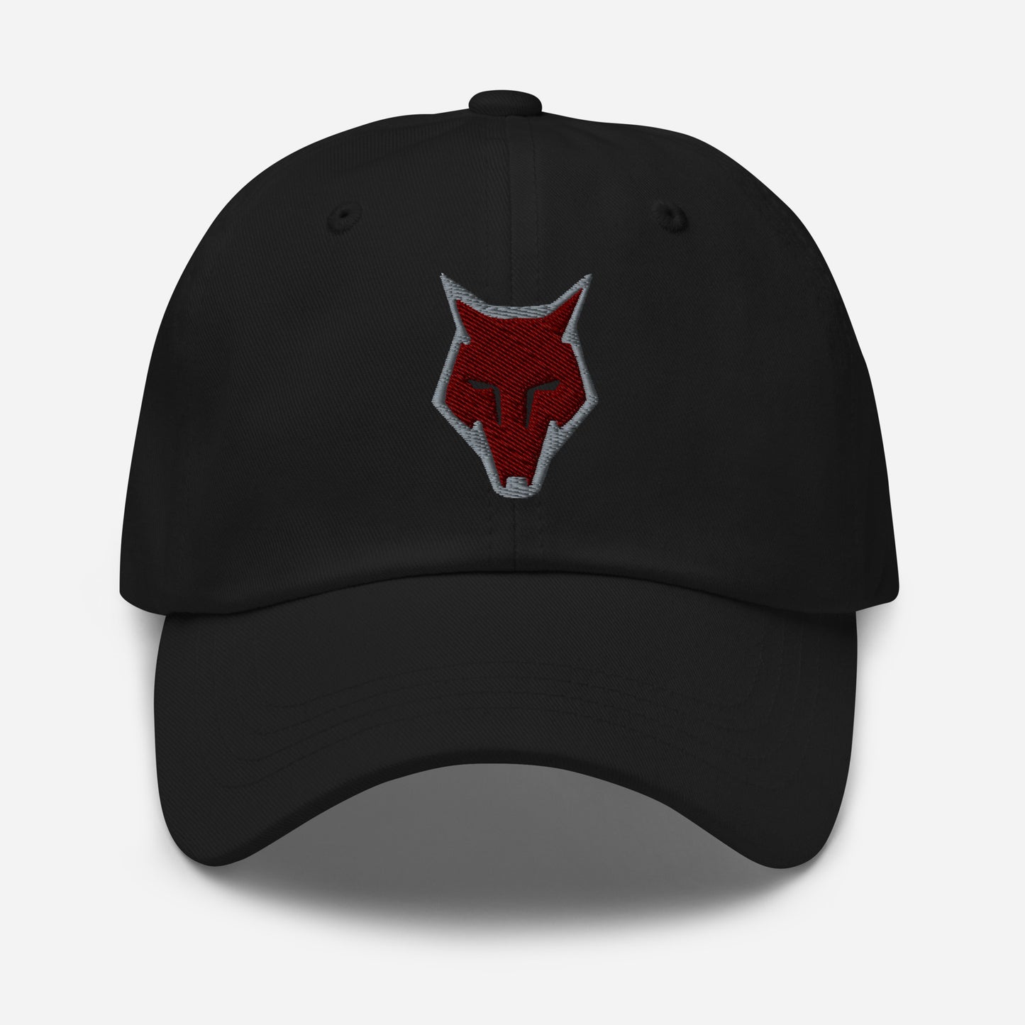 Dad Hat Wolf Logo "LOBO" Maroon One Size adjustable,alpha,animal motif,bold design,casual style,courage,dad hat,endurance,freedom,iconic,lone wolf,nature-inspired,predator,premium quality,resilience,stealth,strength,survival,unique design,unisex,wild spir