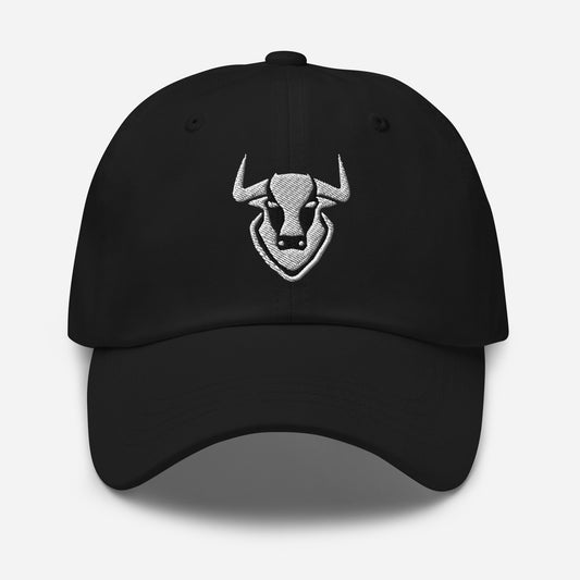 Dad Hat Bull Logo "TORO" White One Size adjustable,animal motif,bold design,bull,casual style,dad hat,endurance,iconic,power,premium quality,resilience,spirit,strength,unique design,unisex