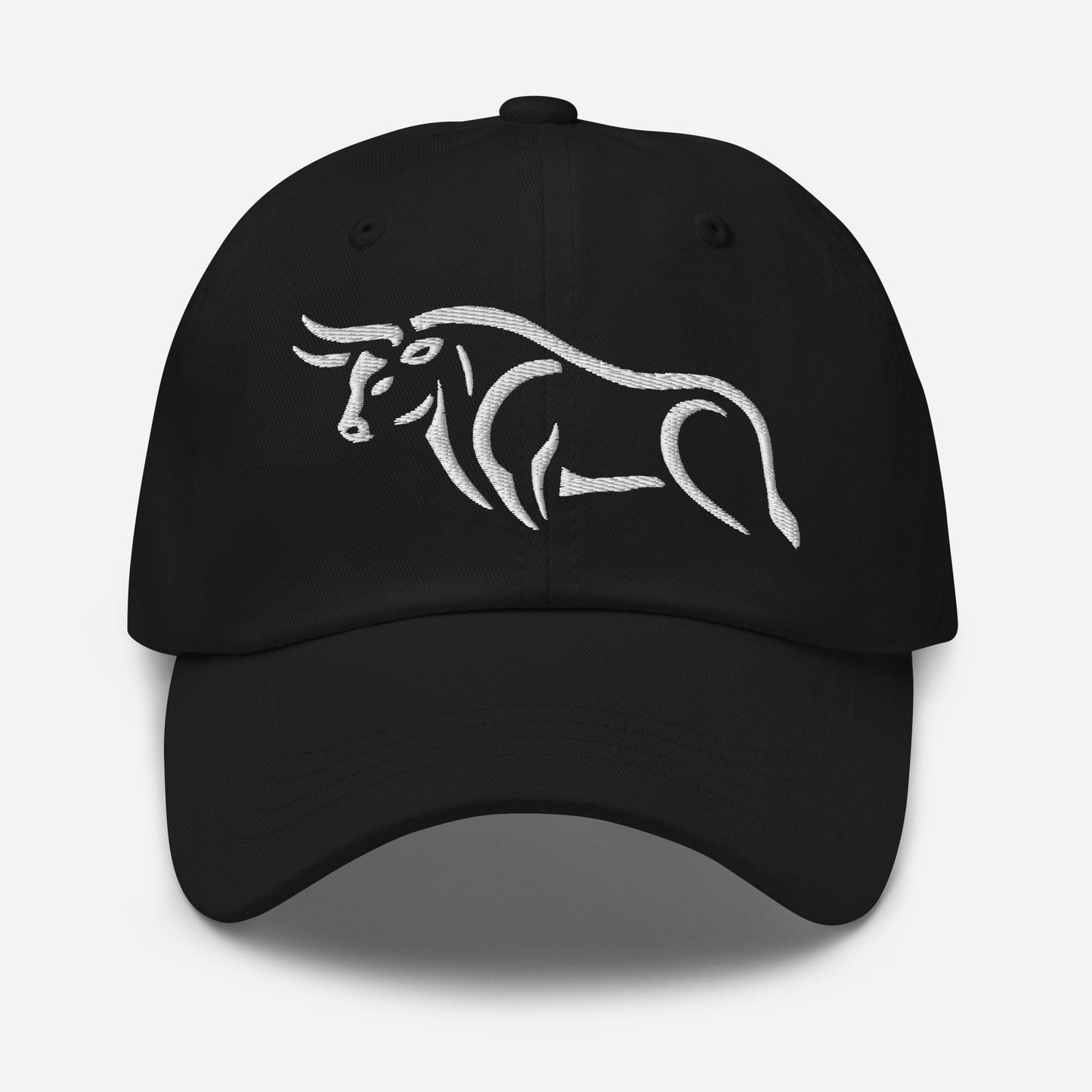 Dad Hat "BULL SPIRIT 2" White One Size adjustable,animal motif,bold design,bull,casual style,dad hat,endurance,iconic,power,premium quality,resilience,spirit,strength,unique design,unisex