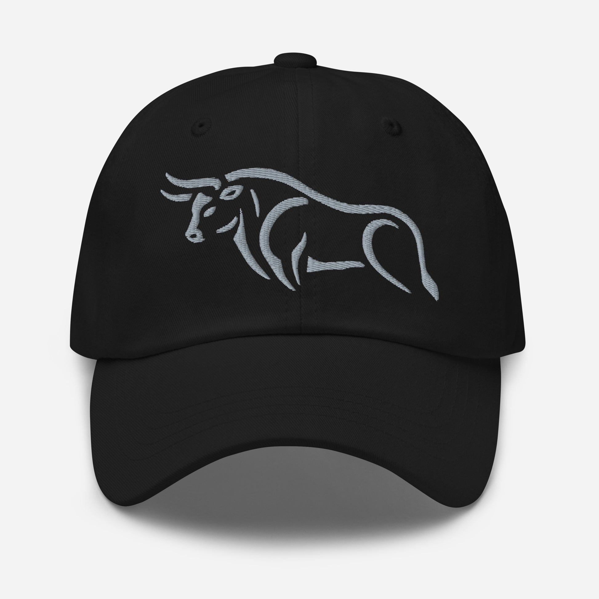 Dad Hat "BULL SPIRIT 2" Grey One Size adjustable,animal motif,bold design,bull,casual style,dad hat,endurance,iconic,power,premium quality,resilience,spirit,strength,unique design,unisex