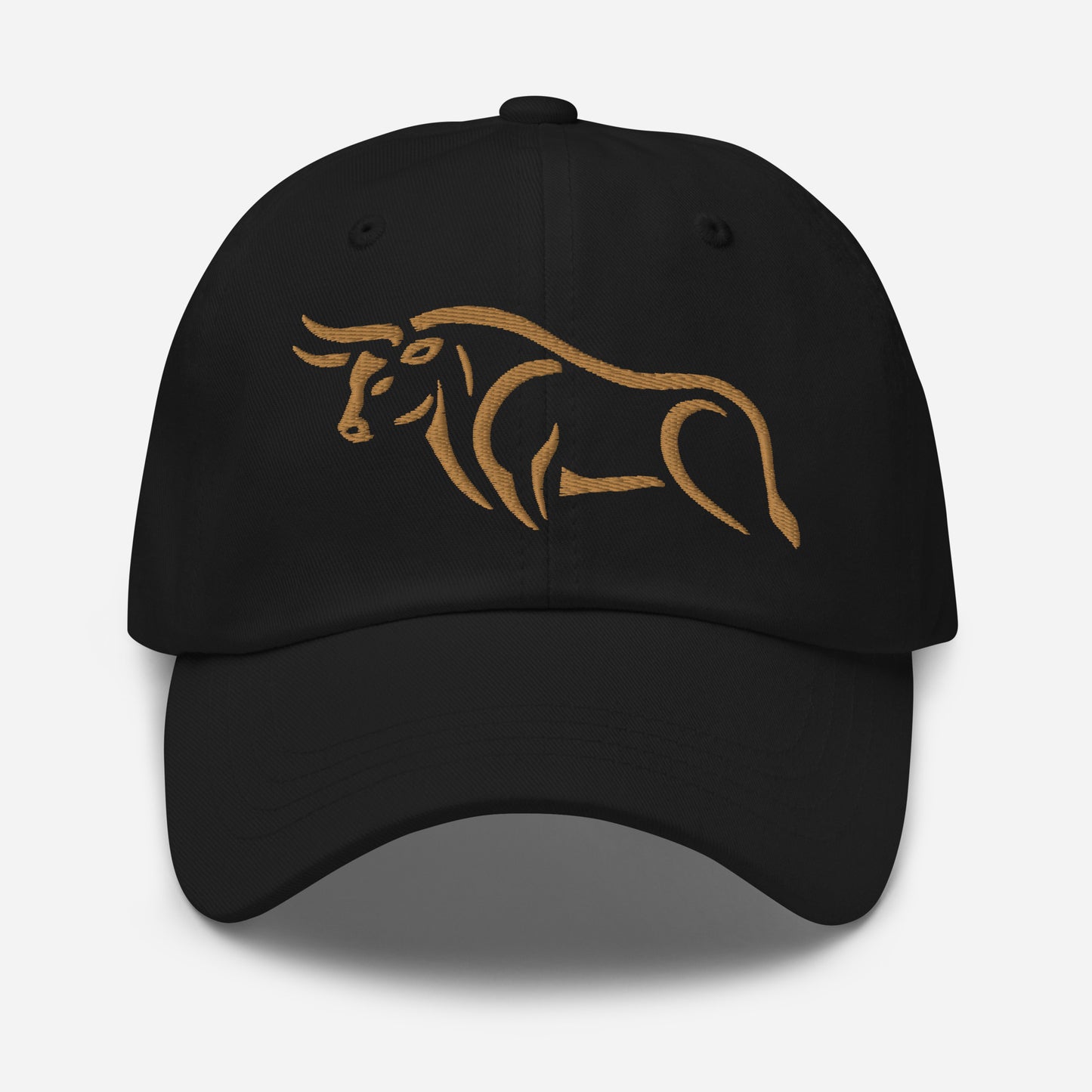 Dad Hat "BULL SPIRIT 2" Old Gold One Size adjustable,animal motif,bold design,bull,casual style,dad hat,endurance,iconic,power,premium quality,resilience,spirit,strength,unique design,unisex