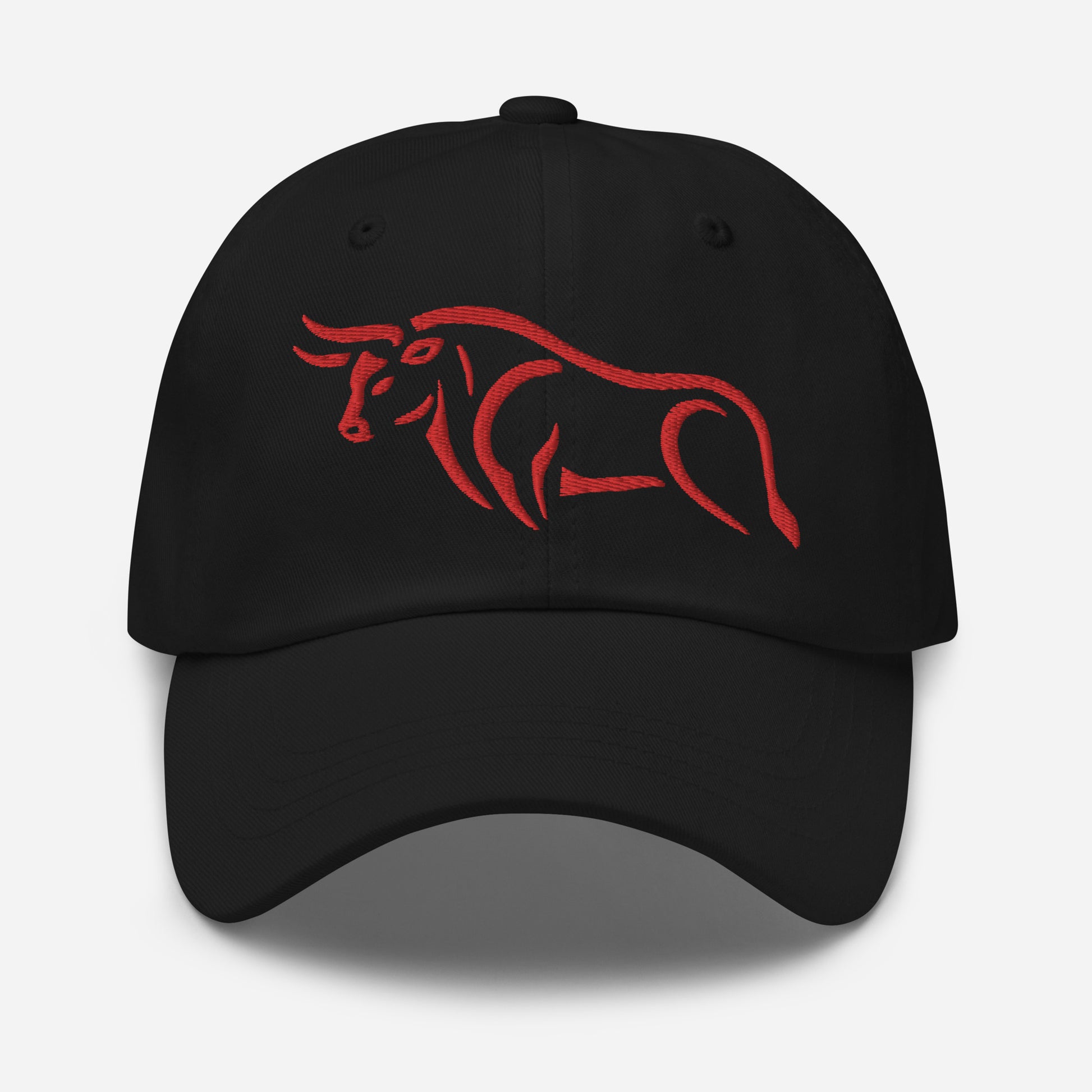 Dad Hat "BULL SPIRIT 2" Red One Size adjustable,animal motif,bold design,bull,casual style,dad hat,endurance,iconic,power,premium quality,resilience,spirit,strength,unique design,unisex