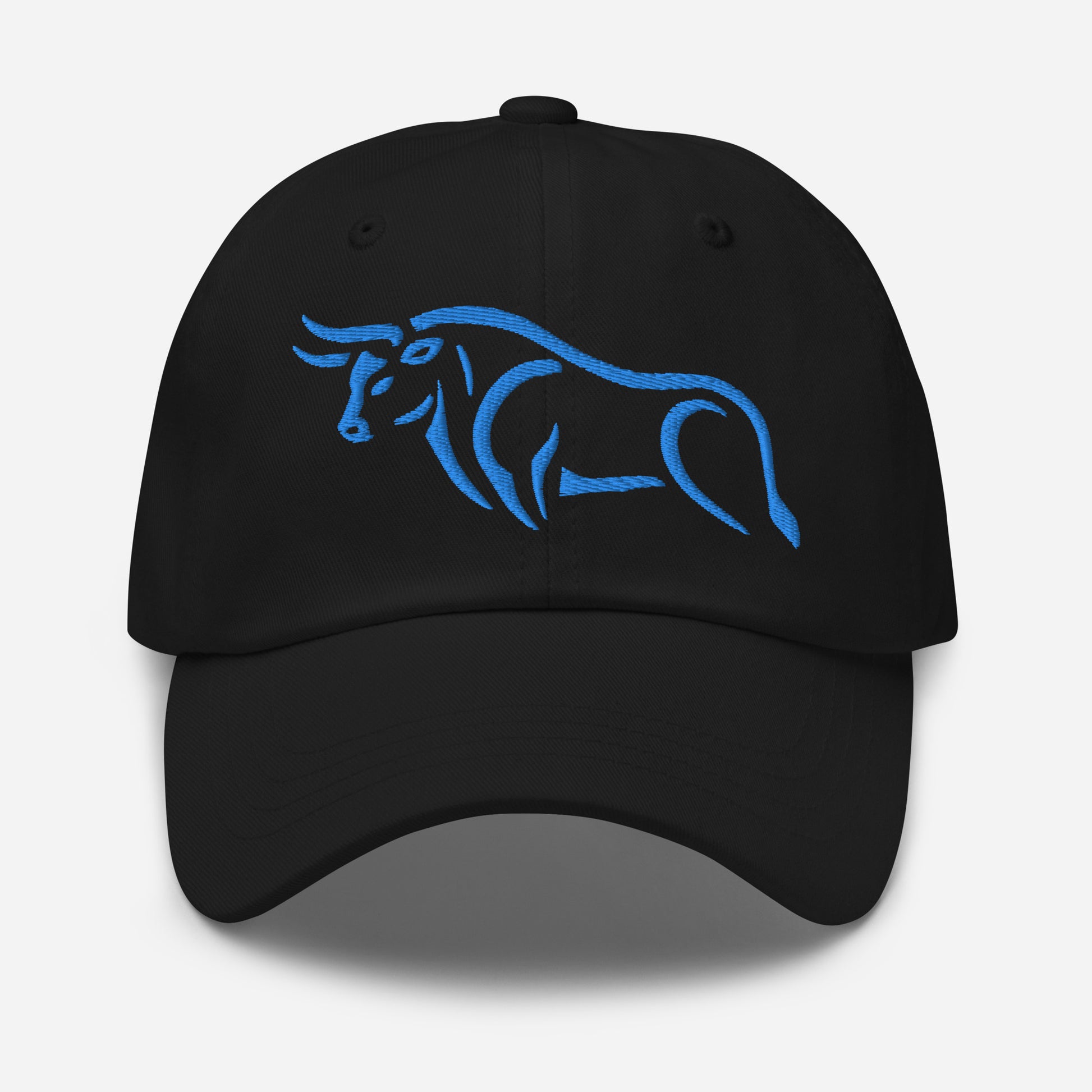 Dad Hat "BULL SPIRIT 2" Blue One Size adjustable,animal motif,bold design,bull,casual style,dad hat,endurance,iconic,power,premium quality,resilience,spirit,strength,unique design,unisex