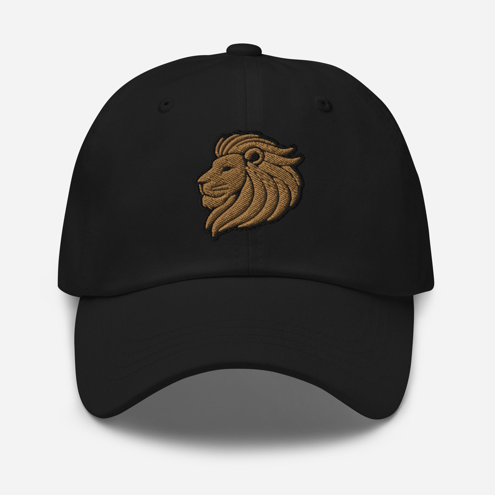 Dad Hat "LION HEAD" Old Gold One Size adjustable,animal motif,bold design,casual style,courage,dad hat,iconic,leadership,lion,majesty,nature,noble,power,premium quality,strength,unique design,unisex