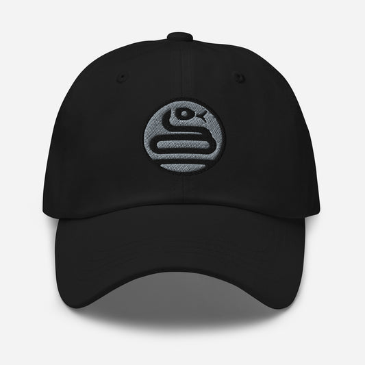 Dad Hat "SNAKE" Grey V2 One Size adjustable,animal motif,bold design,casual style,dad hat,iconic,knowledge,mystery,nature-inspired,predator,premium quality,resilience,snake,spirit animal,stealth,symbolism,transformation,unique design,unisex,wisdom