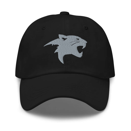 Dad Hat "Panther Head" Grey adjustable,agility,animal motif,beast mode,bold design,casual style,dad hat,iconic,panther,power,premium quality,stealth,strength,unique design,unisex,wild