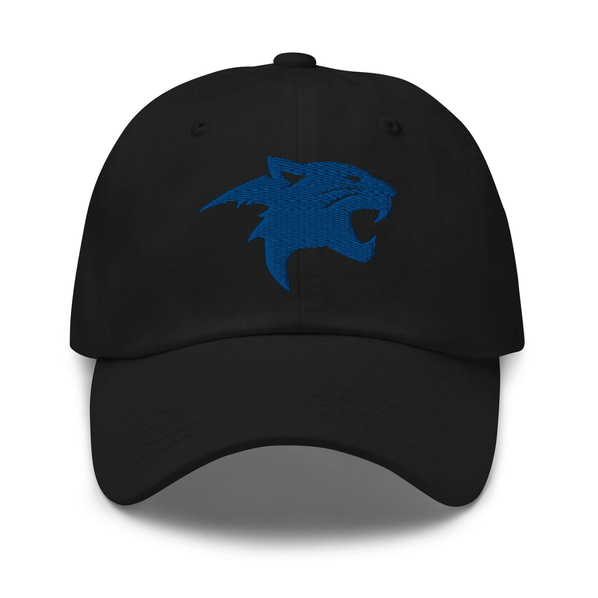 Dad Hat "Panther Head" Blue adjustable,agility,animal motif,beast mode,bold design,casual style,dad hat,iconic,panther,power,premium quality,stealth,strength,unique design,unisex,wild