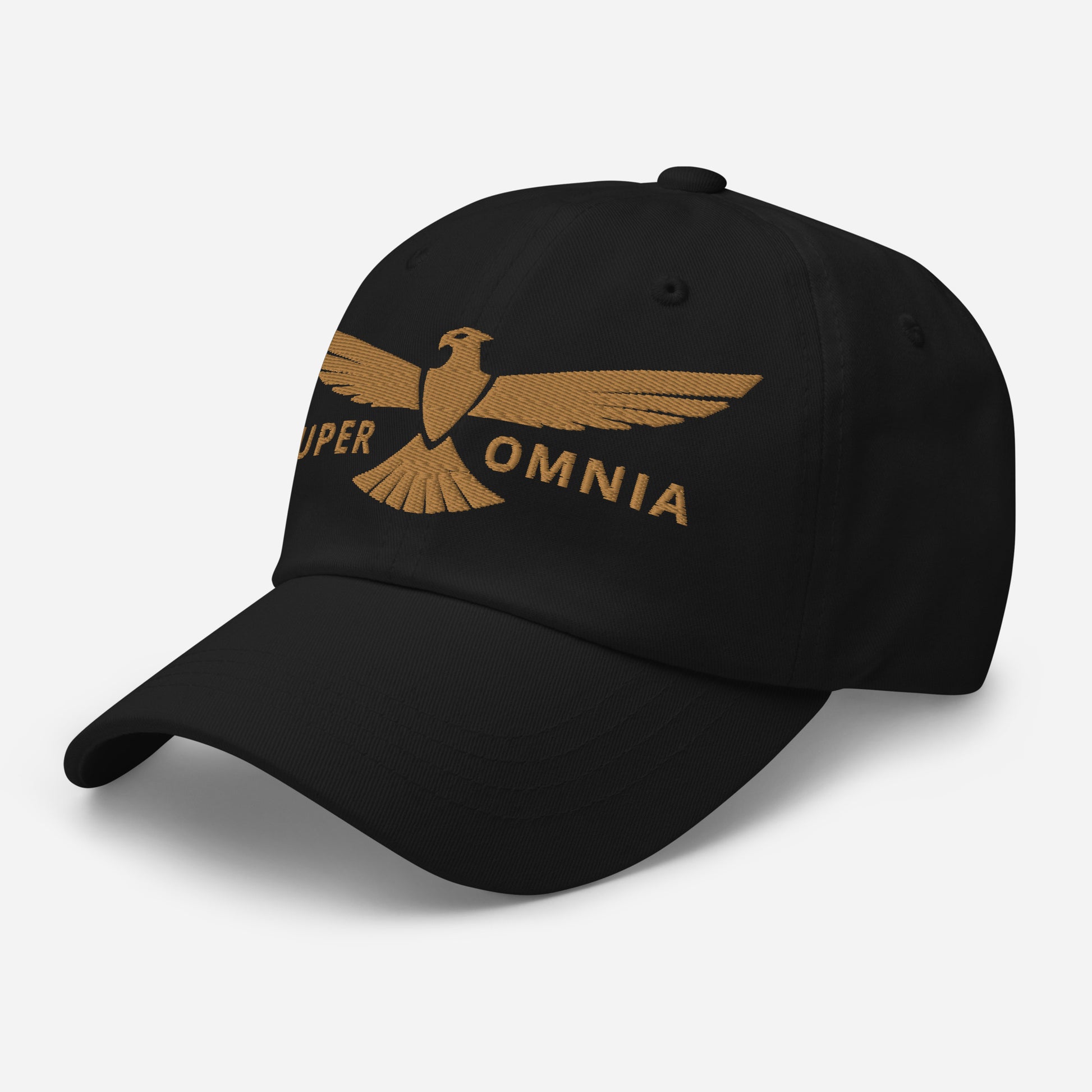 Dad Hat Eagle "SUPER OMNIA" Old Gold One Size above all,adjustable,animal motif,bold design,casual style,dad hat,eagle,focus,freedom,iconic,independence,premium quality,resilience,soar,strength,unique design,unisex,vision