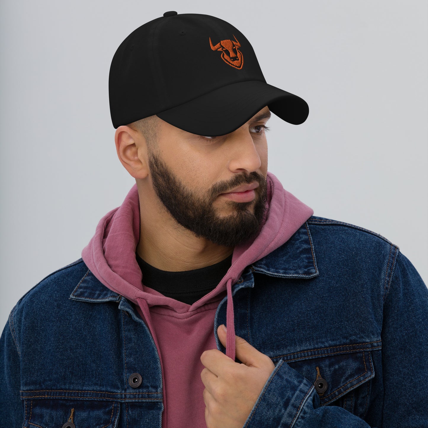 Dad Hat Bull Logo "TORO" Orange One Size adjustable,animal motif,bold design,bull,casual style,dad hat,endurance,iconic,power,premium quality,resilience,spirit,strength,unique design,unisex