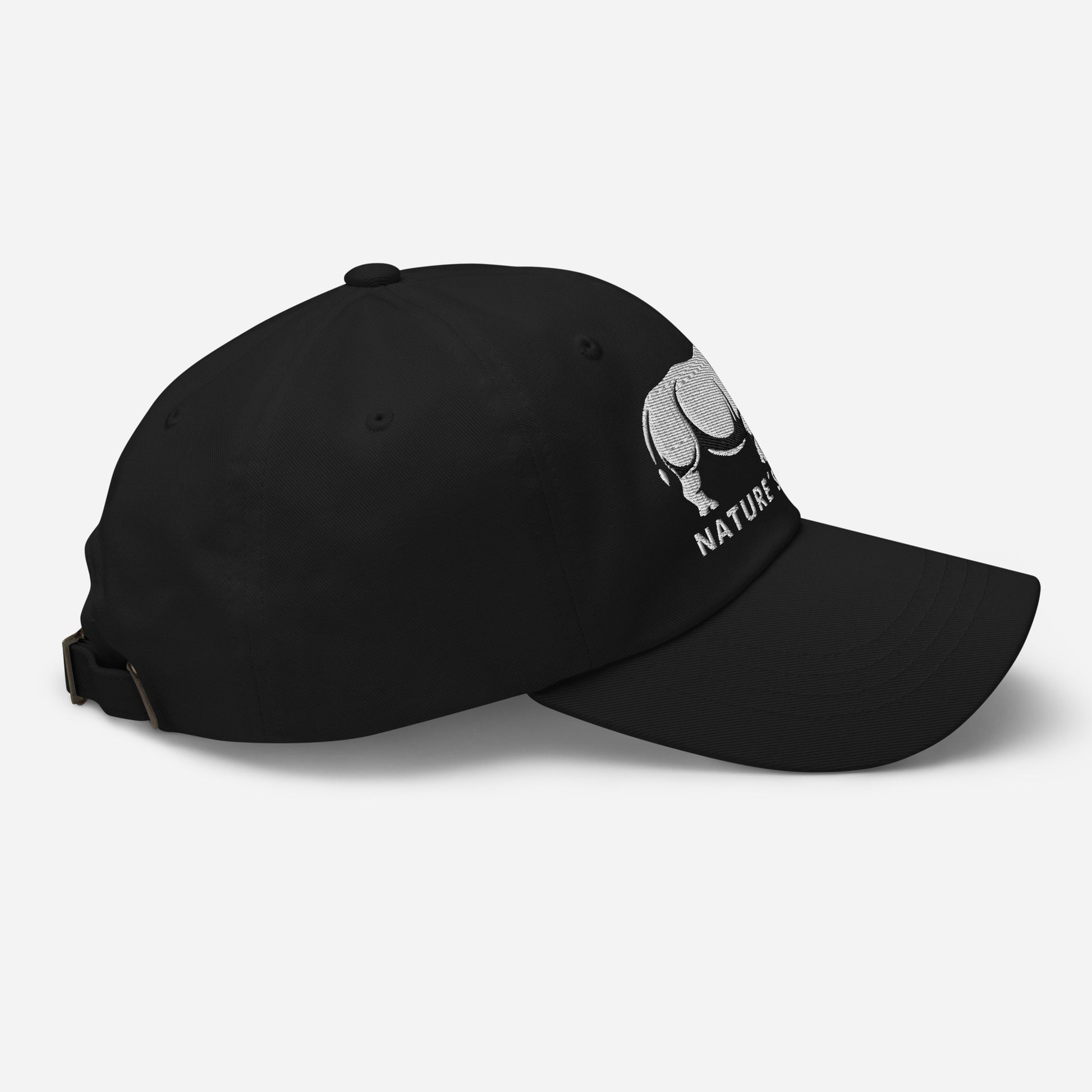 Dad Hat "RHINO" White One Size adjustable,animal motif,bold design,casual style,dad hat,iconic,premium quality,unique design,unisex