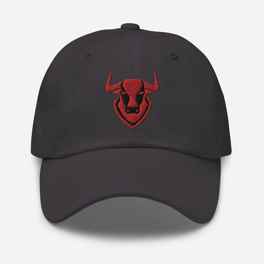 Dad Hat Bull Logo "TORO" Red One Size adjustable,animal motif,bold design,bull,casual style,dad hat,endurance,iconic,power,premium quality,resilience,spirit,strength,unique design,unisex