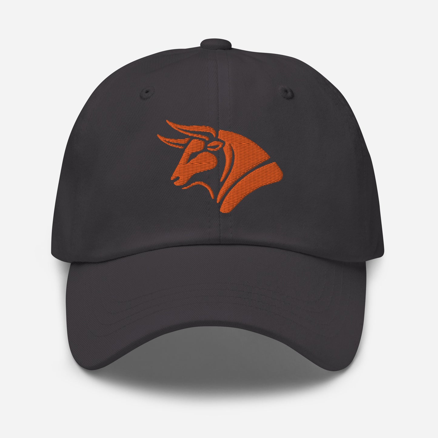 Dad Hat "BULL SPIRIT" Orange One Size adjustable,animal motif,bold design,bull,casual style,dad hat,endurance,iconic,power,premium quality,resilience,spirit,strength,unique design,unisex