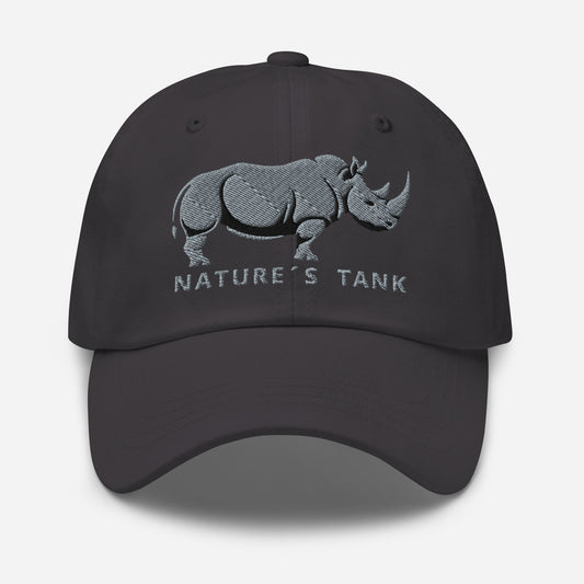 Dad Hat "RHINO" Grey One Size adjustable,animal motif,bold design,casual style,dad hat,iconic,premium quality,unique design,unisex