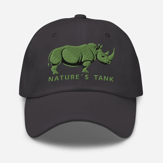 Dad Hat "RHINO" Green One Size adjustable,animal motif,bold design,casual style,dad hat,iconic,premium quality,unique design,unisex