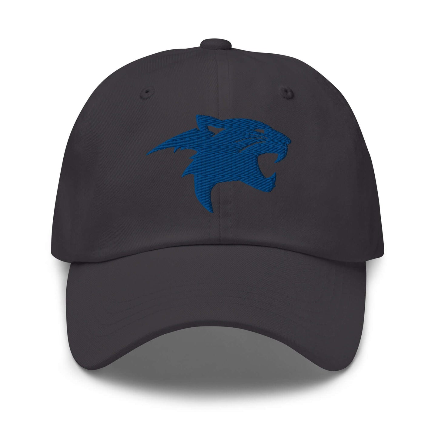 Dad Hat "Panther Head" Blue adjustable,agility,animal motif,beast mode,bold design,casual style,dad hat,iconic,panther,power,premium quality,stealth,strength,unique design,unisex,wild