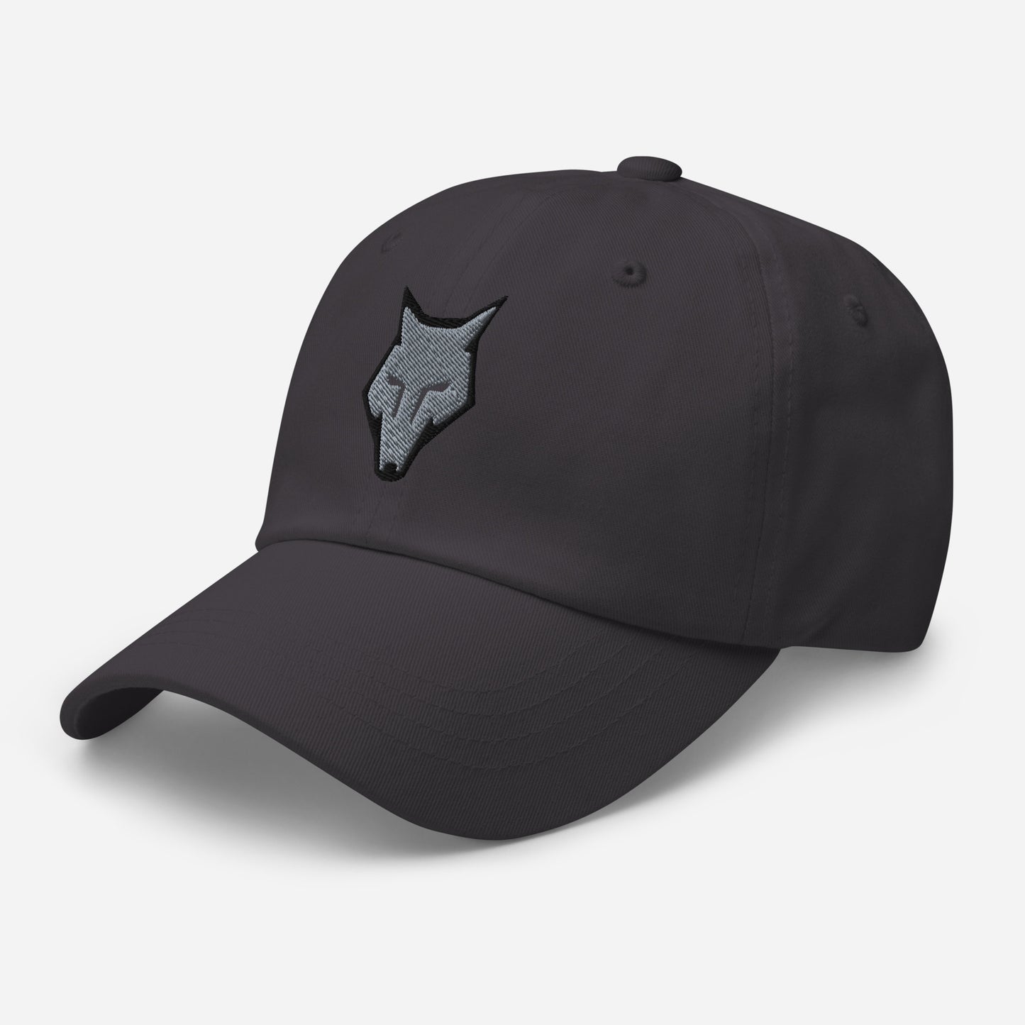 Dad Hat Wolf Logo "LOBO" Grey One Size adjustable,alpha,animal motif,bold design,casual style,courage,dad hat,endurance,freedom,iconic,lone wolf,nature-inspired,predator,premium quality,resilience,stealth,strength,survival,unique design,unisex,wild spirit