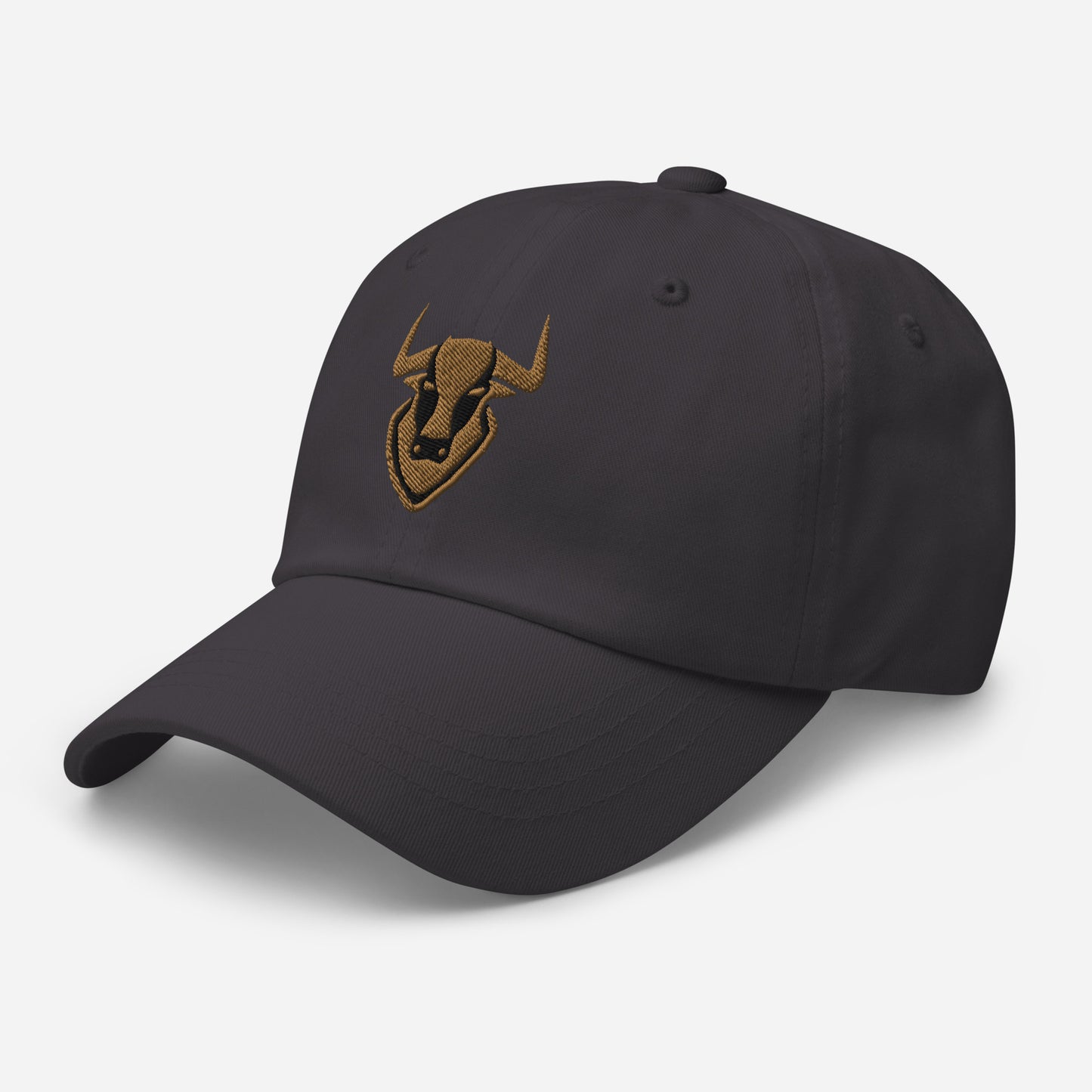 Dad Hat Bull Logo "TORO" Old Gold One Size adjustable,animal motif,bold design,bull,casual style,dad hat,endurance,iconic,power,premium quality,resilience,spirit,strength,unique design,unisex