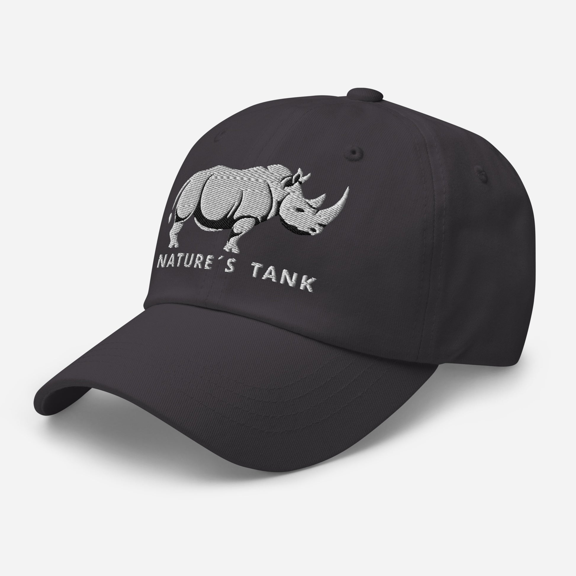 Dad Hat "RHINO" White One Size adjustable,animal motif,bold design,casual style,dad hat,iconic,premium quality,unique design,unisex