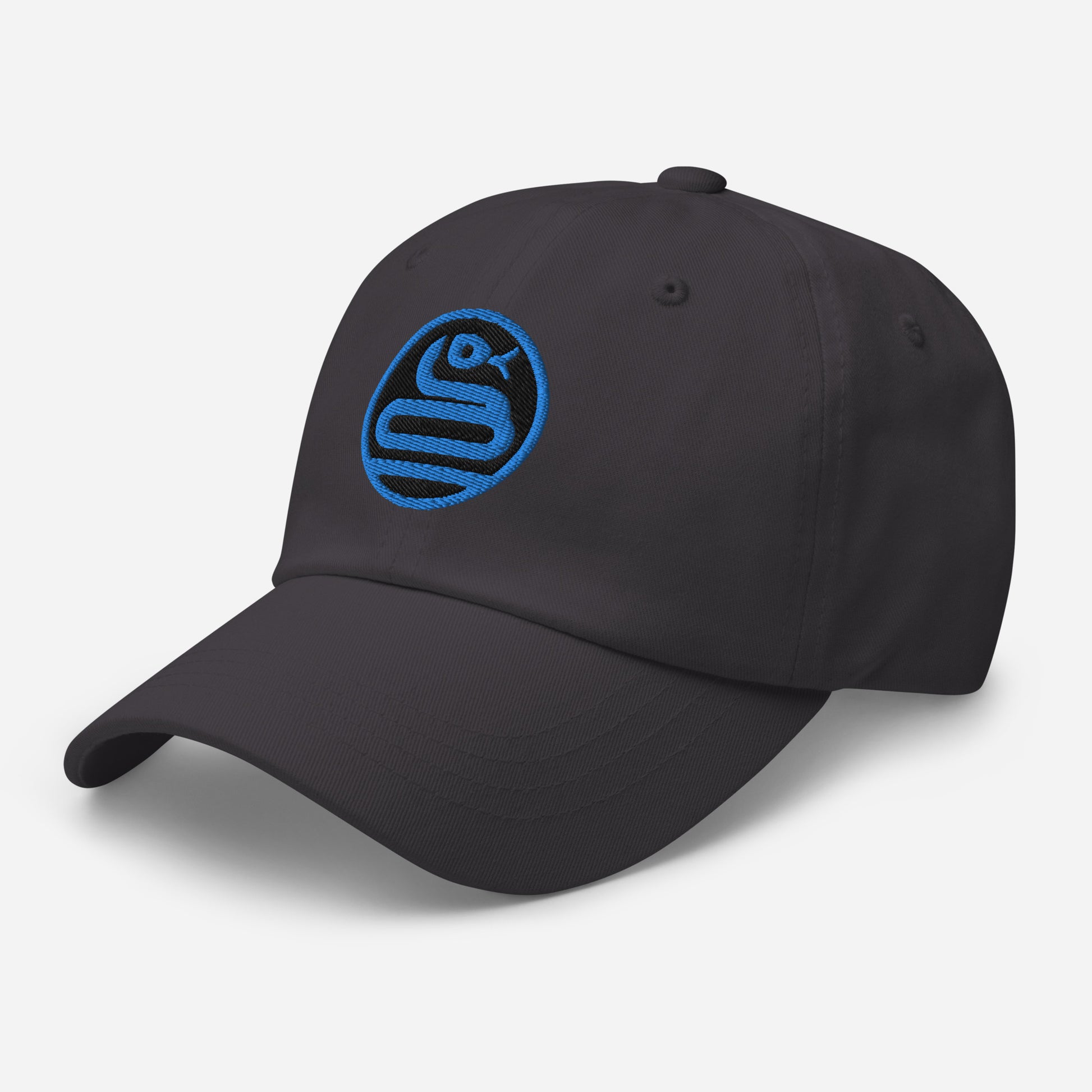 Dad Hat "SNAKE" Blue One Size adjustable,animal motif,bold design,casual style,dad hat,iconic,knowledge,mystery,nature-inspired,predator,premium quality,resilience,snake,spirit animal,stealth,symbolism,transformation,unique design,unisex,wisdom