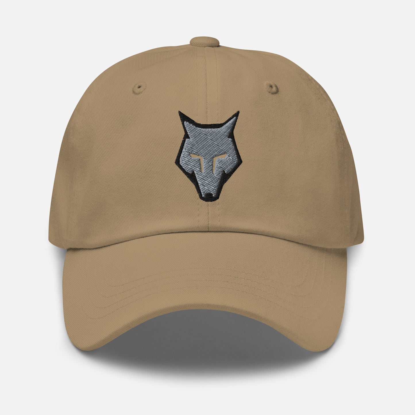 Dad Hat Wolf Logo "LOBO" Grey One Size adjustable,alpha,animal motif,bold design,casual style,courage,dad hat,endurance,freedom,iconic,lone wolf,nature-inspired,predator,premium quality,resilience,stealth,strength,survival,unique design,unisex,wild spirit