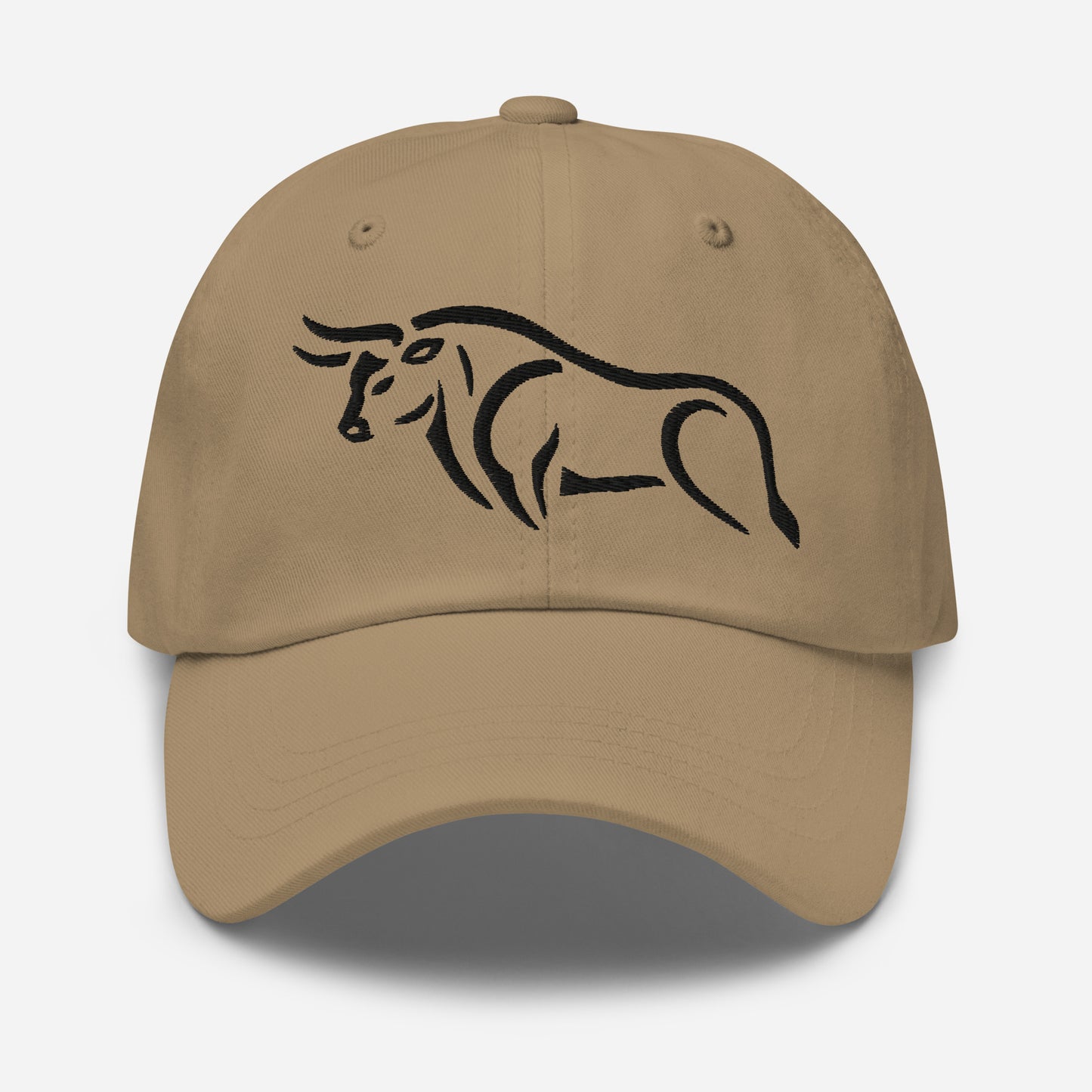 Dad Hat "BULL SPIRIT 2" Black One Size adjustable,animal motif,bold design,bull,casual style,dad hat,endurance,iconic,power,premium quality,resilience,spirit,strength,unique design,unisex