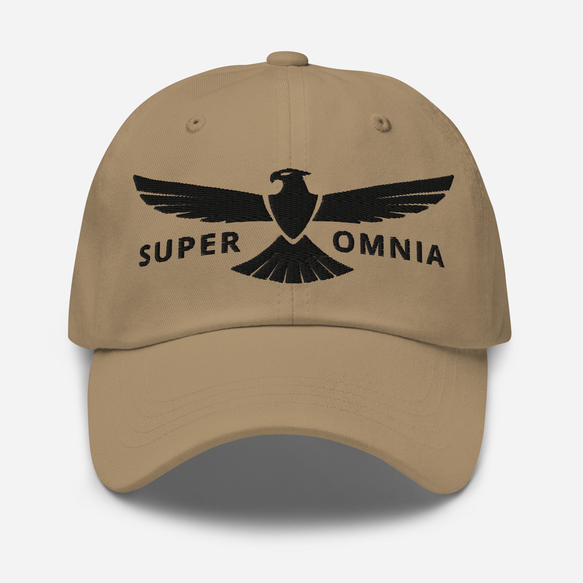 Dad Hat Eagle "SUPER OMNIA" Black One Size above all,adjustable,animal motif,bold design,casual style,dad hat,eagle,focus,freedom,iconic,independence,premium quality,resilience,soar,strength,unique design,unisex,vision