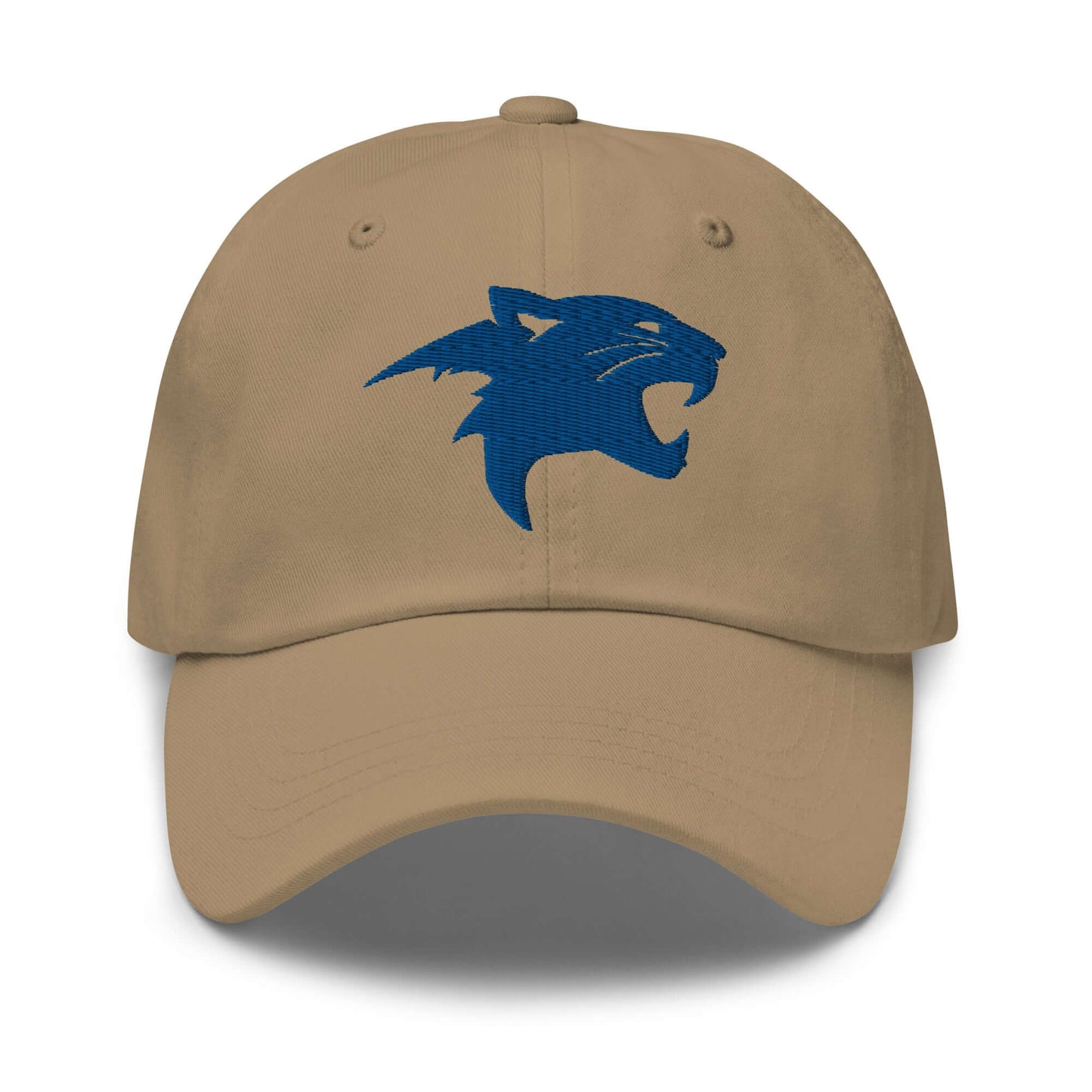 Dad Hat "Panther Head" Blue adjustable,agility,animal motif,beast mode,bold design,casual style,dad hat,iconic,panther,power,premium quality,stealth,strength,unique design,unisex,wild