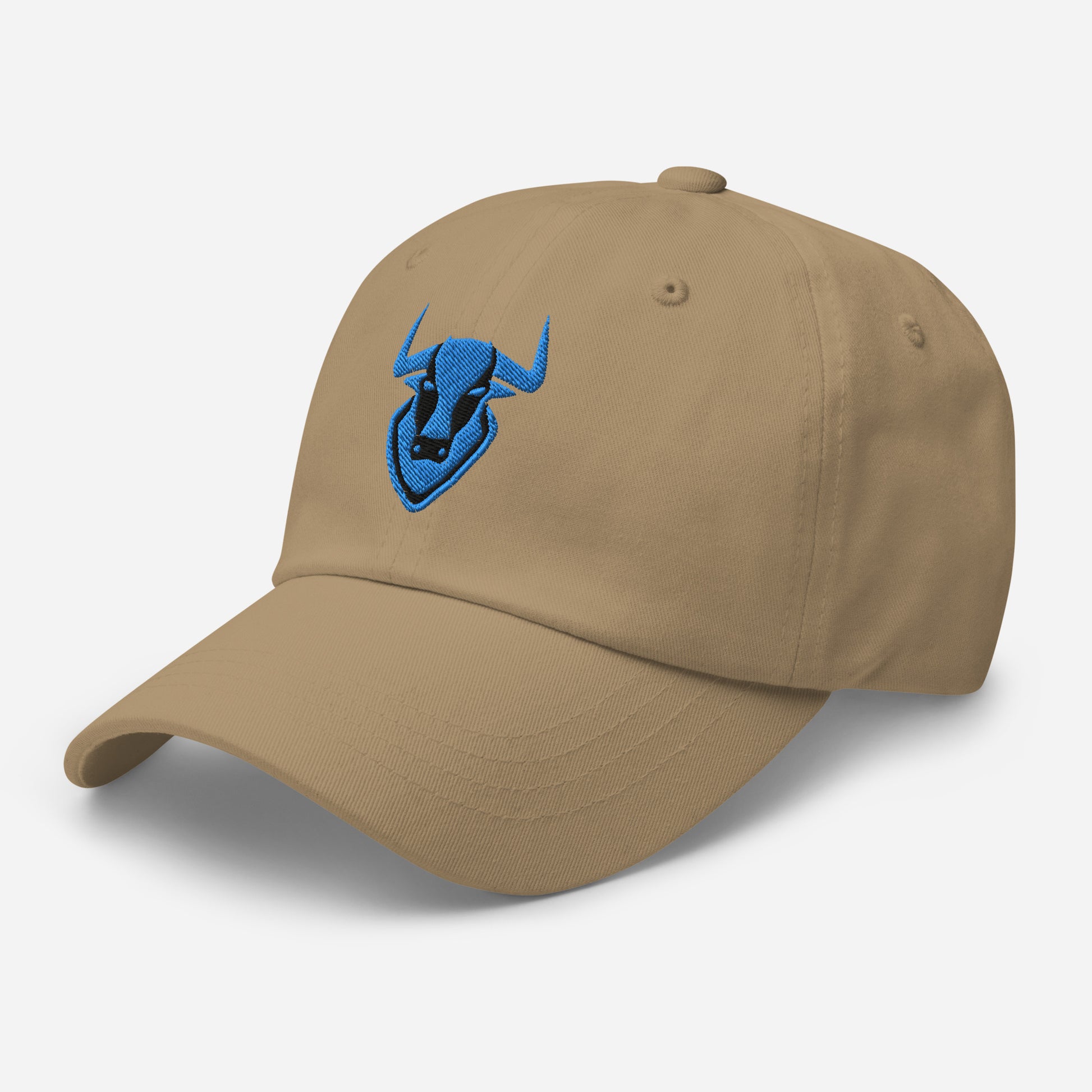 Dad Hat Bull Logo "TORO" Blue One Size adjustable,animal motif,bold design,bull,casual style,dad hat,endurance,iconic,power,premium quality,resilience,spirit,strength,unique design,unisex