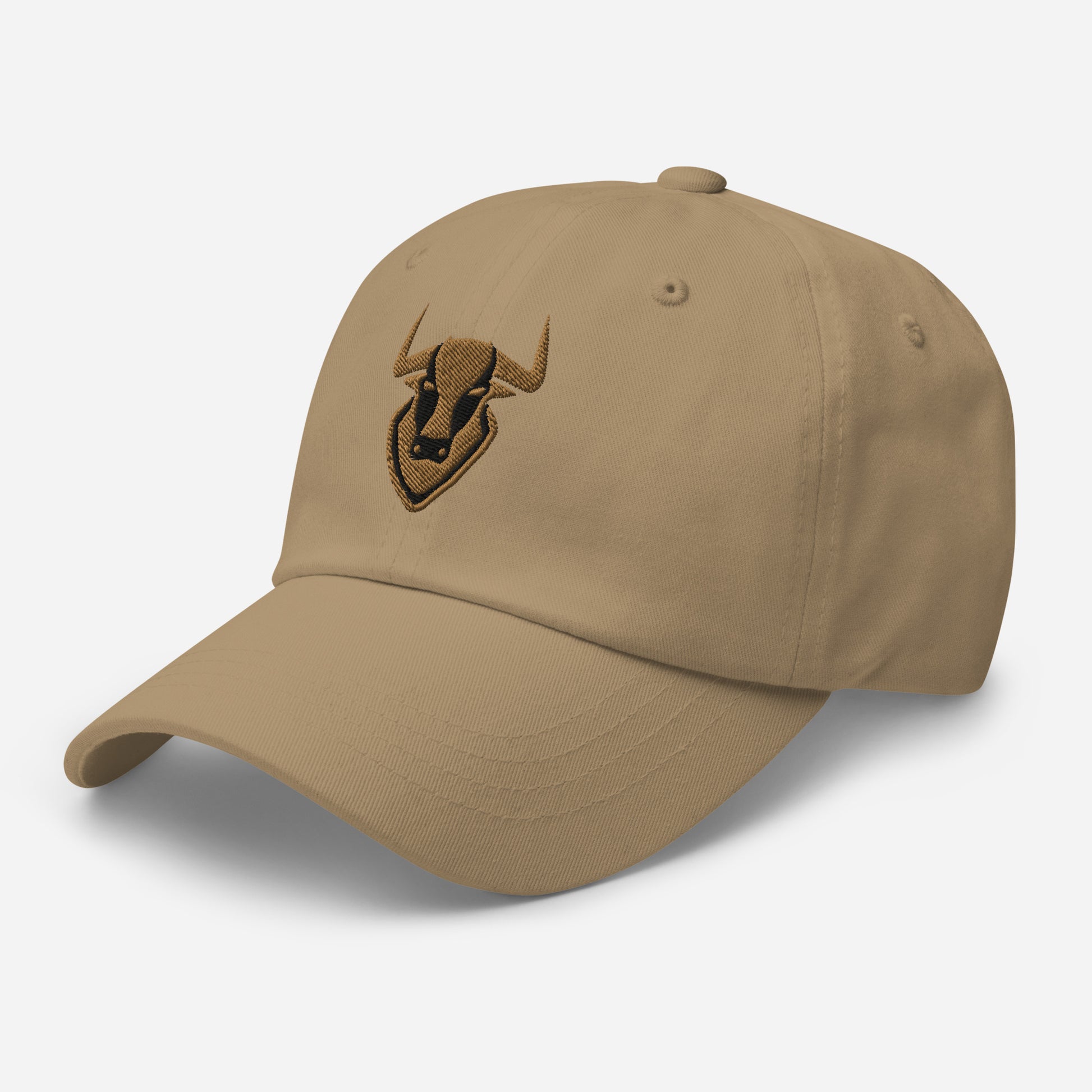 Dad Hat Bull Logo "TORO" Old Gold One Size adjustable,animal motif,bold design,bull,casual style,dad hat,endurance,iconic,power,premium quality,resilience,spirit,strength,unique design,unisex