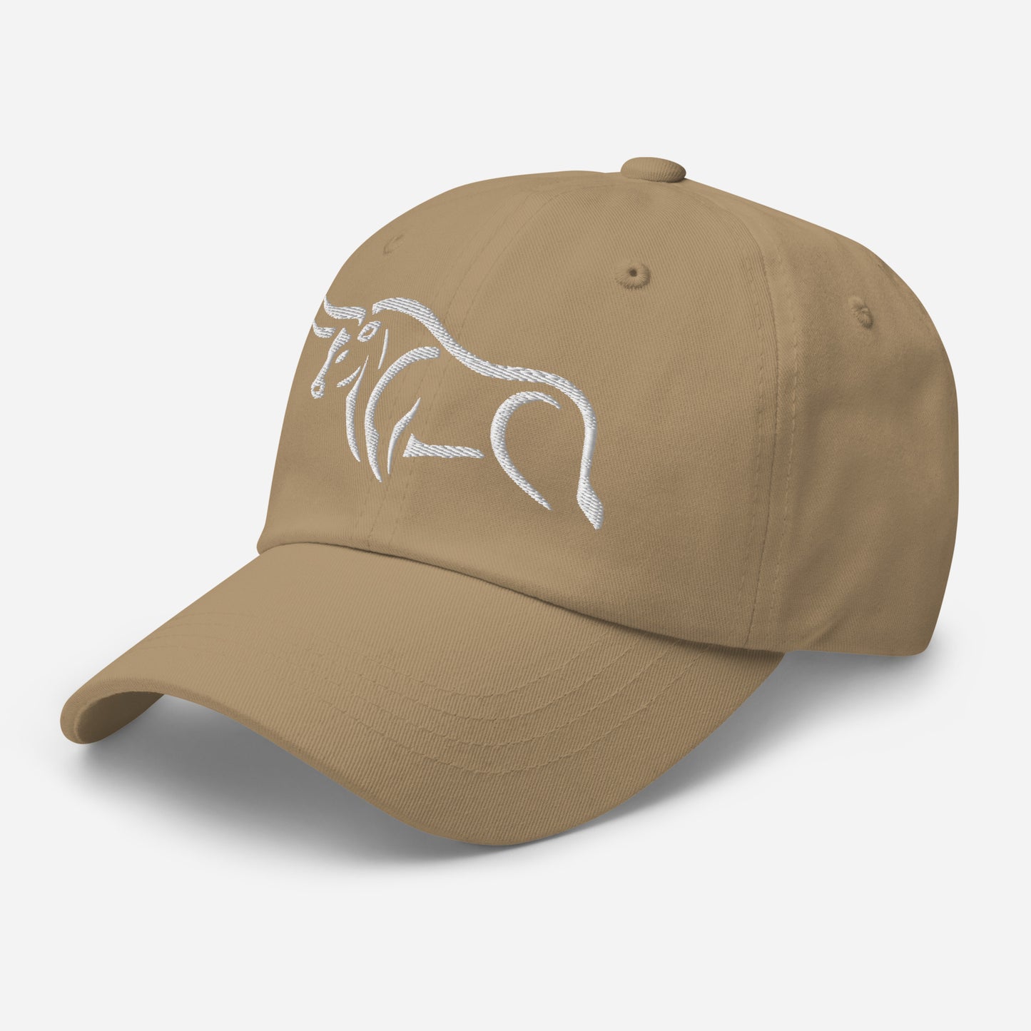 Dad Hat "BULL SPIRIT 2" White One Size adjustable,animal motif,bold design,bull,casual style,dad hat,endurance,iconic,power,premium quality,resilience,spirit,strength,unique design,unisex