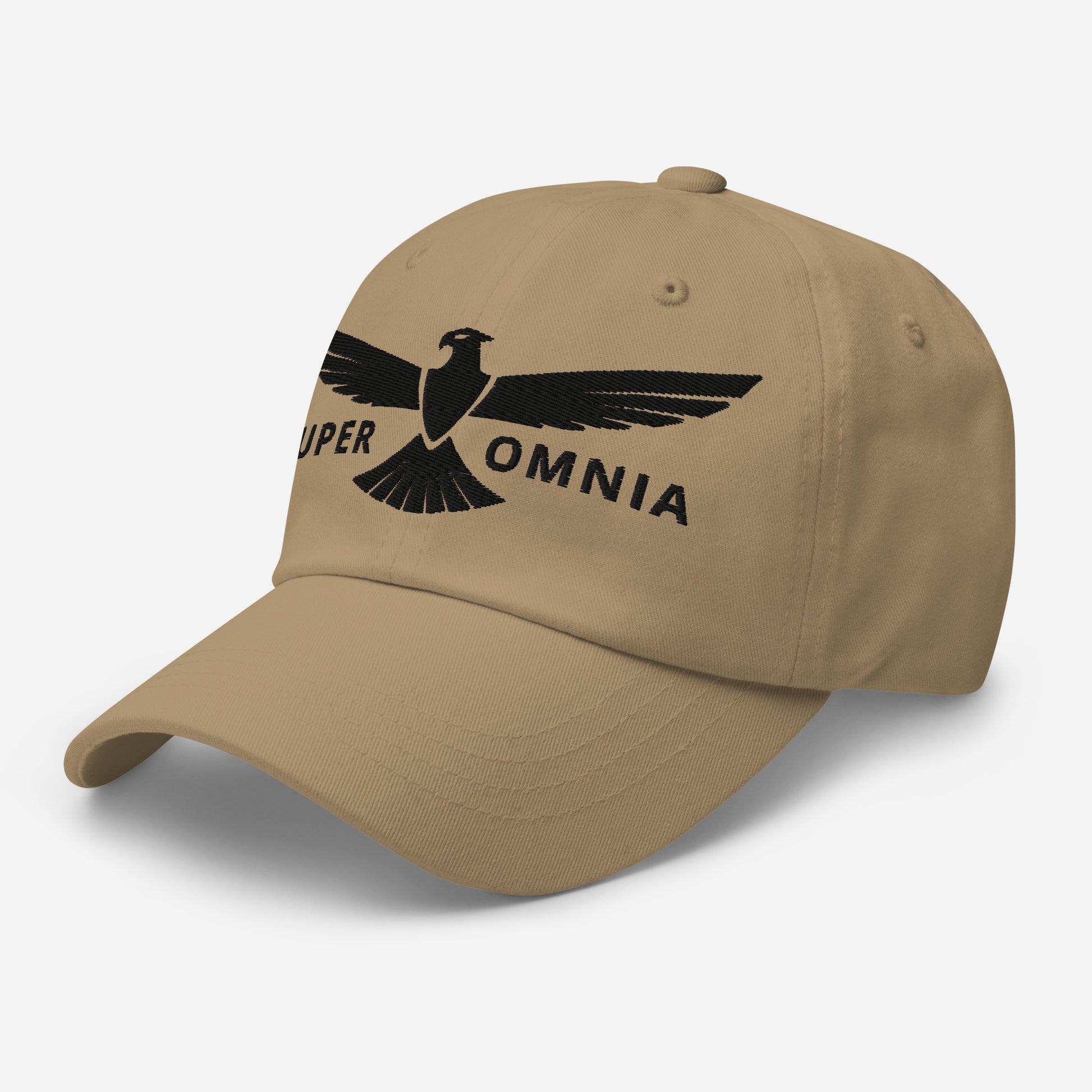 Dad Hat Eagle "SUPER OMNIA" Black One Size above all,adjustable,animal motif,bold design,casual style,dad hat,eagle,focus,freedom,iconic,independence,premium quality,resilience,soar,strength,unique design,unisex,vision