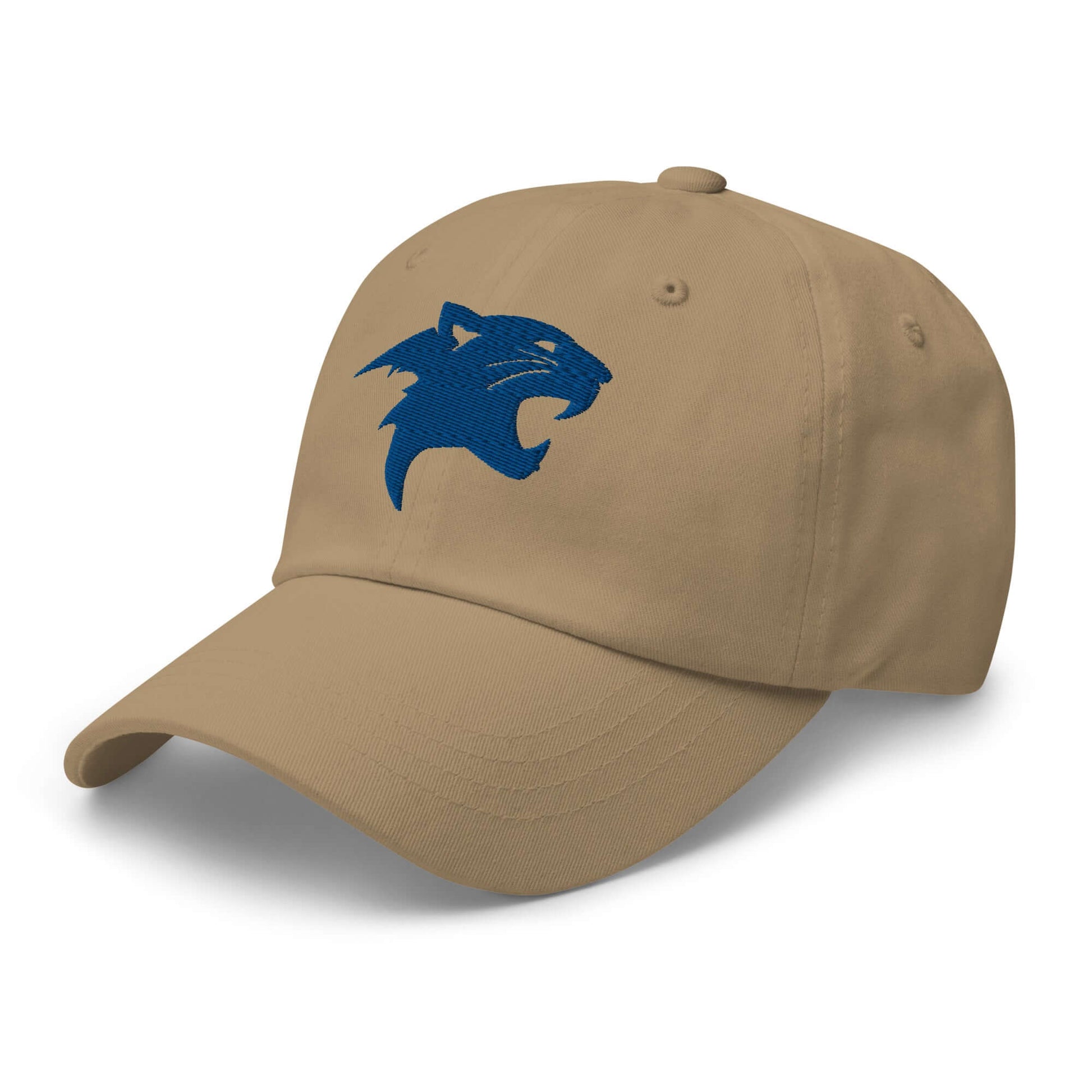 Dad Hat "Panther Head" Blue adjustable,agility,animal motif,beast mode,bold design,casual style,dad hat,iconic,panther,power,premium quality,stealth,strength,unique design,unisex,wild