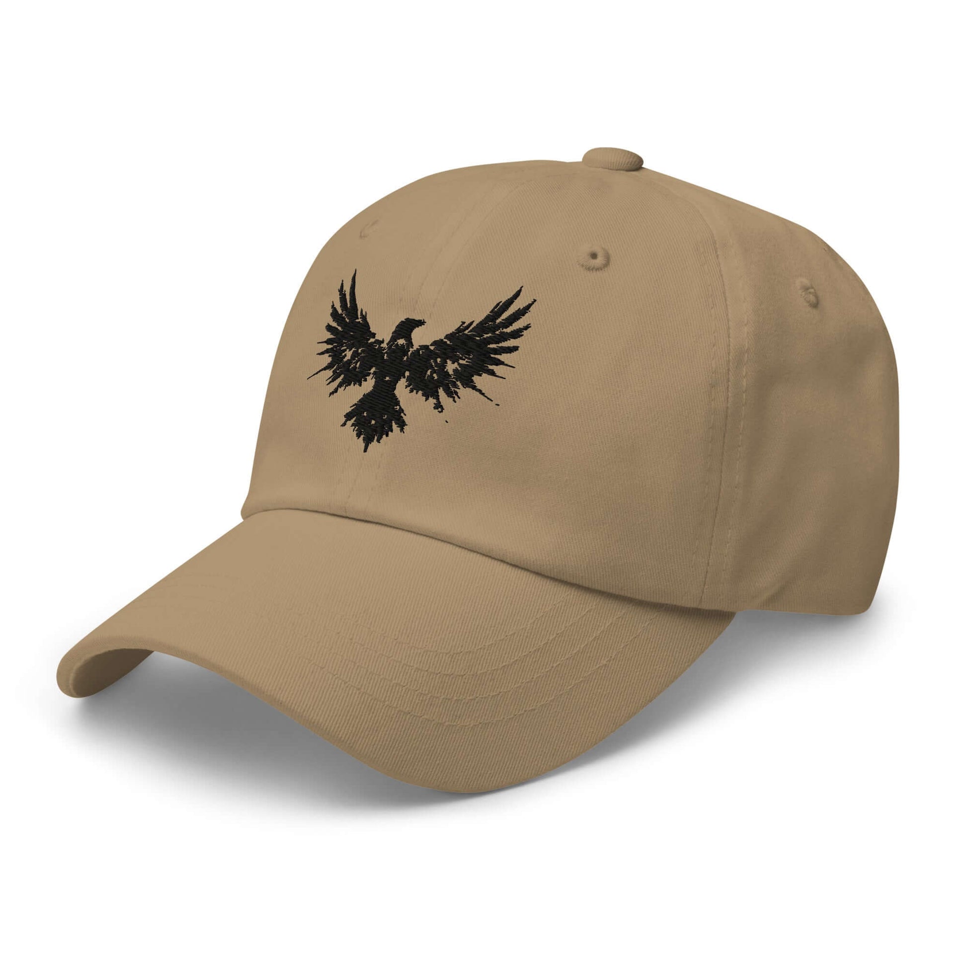 Dad Hat Raven "ENIGMA" Black adjustable,animal motif,bold design,casual style,dad hat,endurance,enigma,freedom,iconic,mystery,premium quality,raven,transformation,unique design,unisex