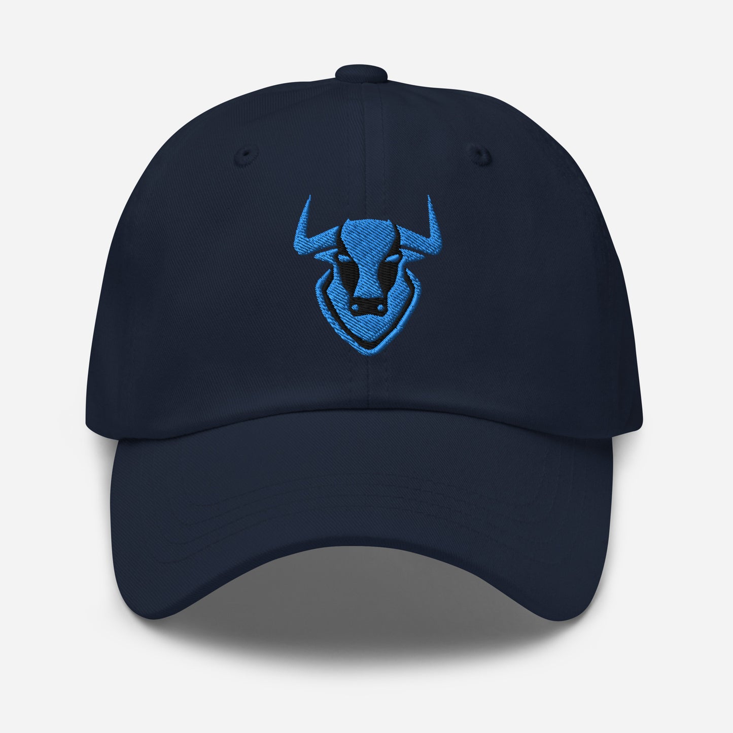 Dad Hat Bull Logo "TORO" Blue One Size adjustable,animal motif,bold design,bull,casual style,dad hat,endurance,iconic,power,premium quality,resilience,spirit,strength,unique design,unisex