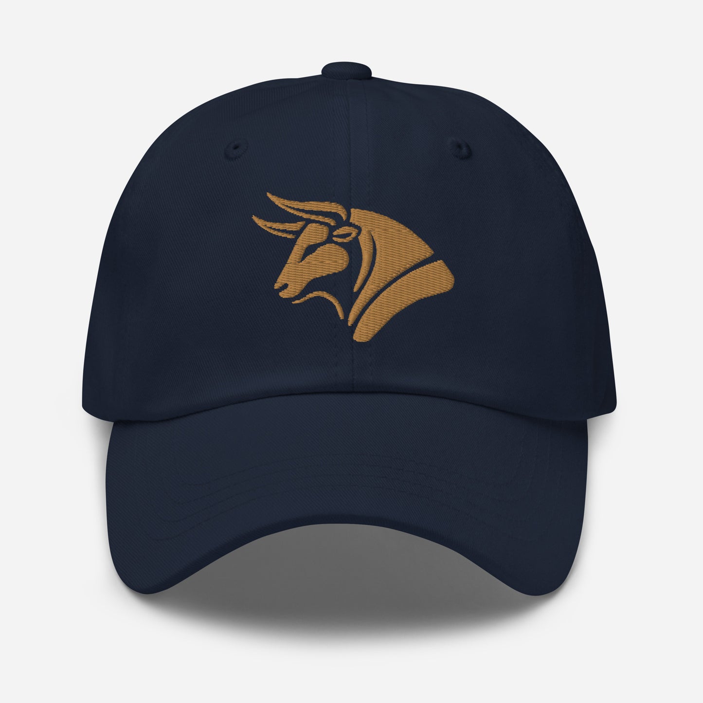 Dad Hat "BULL SPIRIT" Old Gold One Size adjustable,animal motif,bold design,bull,casual style,dad hat,endurance,iconic,power,premium quality,resilience,spirit,strength,unique design,unisex