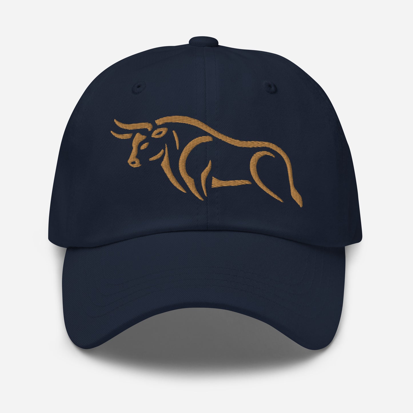 Dad Hat "BULL SPIRIT 2" Old Gold One Size adjustable,animal motif,bold design,bull,casual style,dad hat,endurance,iconic,power,premium quality,resilience,spirit,strength,unique design,unisex