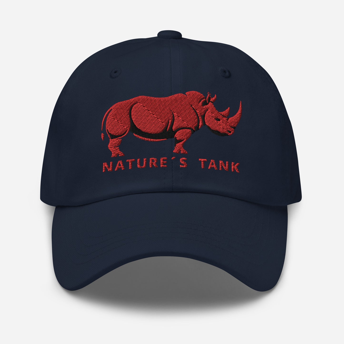 Dad Hat "RHINO" Red One Size adjustable,animal motif,bold design,casual style,dad hat,iconic,premium quality,unique design,unisex