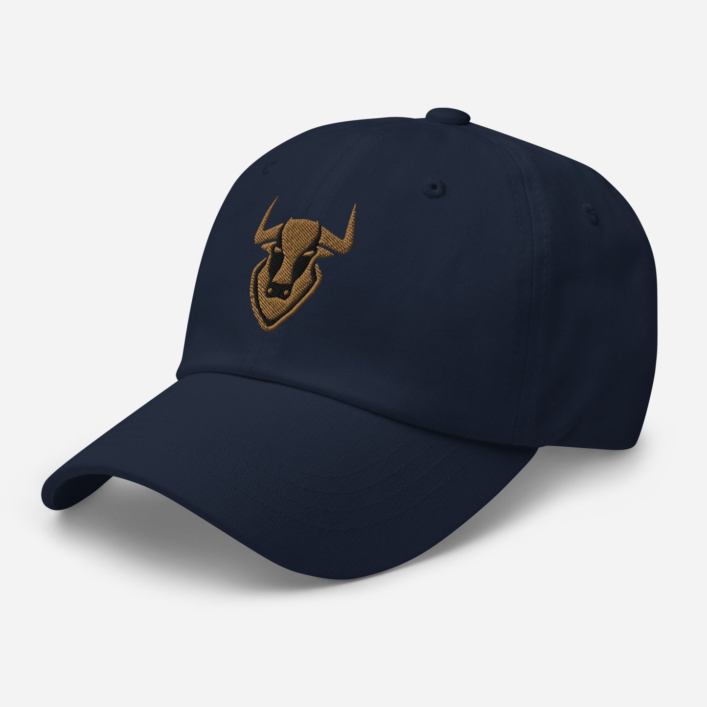 Dad Hat Bull Logo "TORO" Old Gold One Size adjustable,animal motif,bold design,bull,casual style,dad hat,endurance,iconic,power,premium quality,resilience,spirit,strength,unique design,unisex