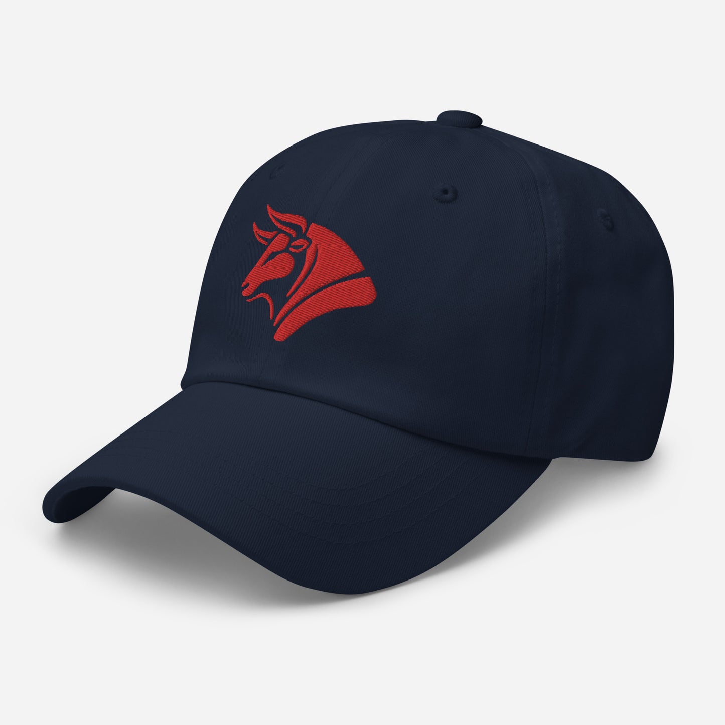 Dad Hat "BULL SPIRIT" Red One Size adjustable,animal motif,bold design,bull,casual style,dad hat,endurance,iconic,power,premium quality,resilience,spirit,strength,unique design,unisex