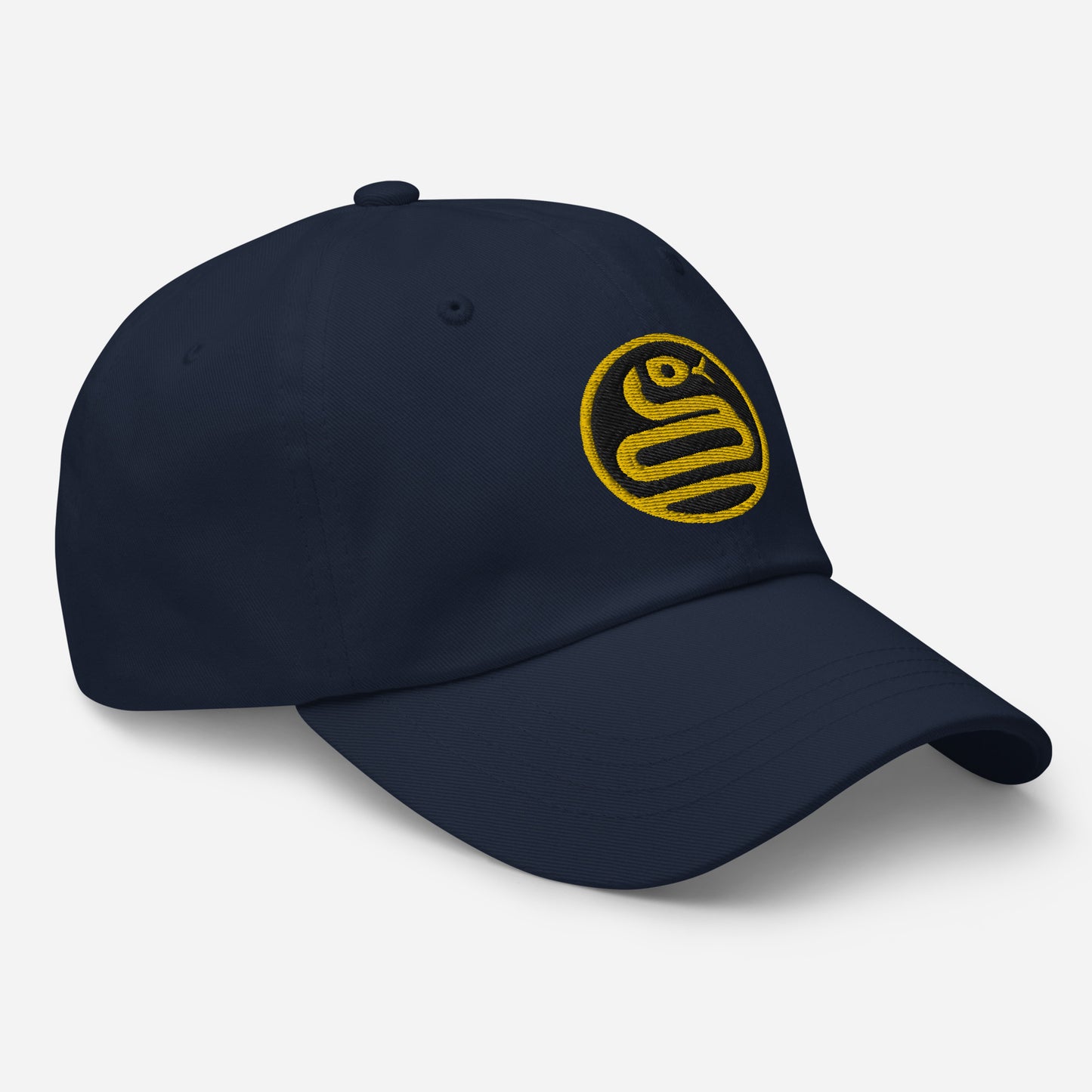 Dad Hat "SNAKE" Gold One Size adjustable,animal motif,bold design,casual style,dad hat,iconic,knowledge,mystery,nature-inspired,predator,premium quality,resilience,snake,spirit animal,stealth,symbolism,transformation,unique design,unisex,wisdom