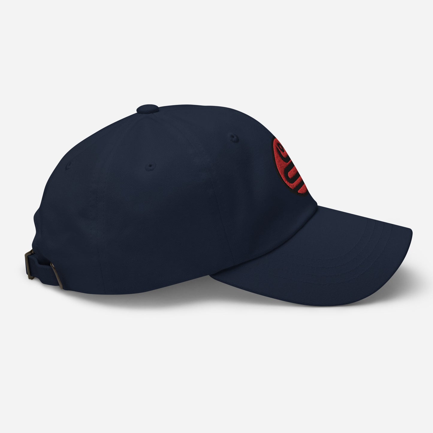 Dad Hat "SNAKE" Red V2 One Size adjustable,animal motif,bold design,casual style,dad hat,iconic,knowledge,mystery,nature-inspired,predator,premium quality,resilience,snake,spirit animal,stealth,symbolism,transformation,unique design,unisex,wisdom