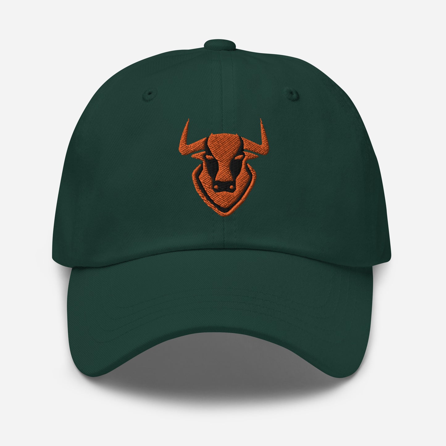 Dad Hat Bull Logo "TORO" Orange One Size adjustable,animal motif,bold design,bull,casual style,dad hat,endurance,iconic,power,premium quality,resilience,spirit,strength,unique design,unisex