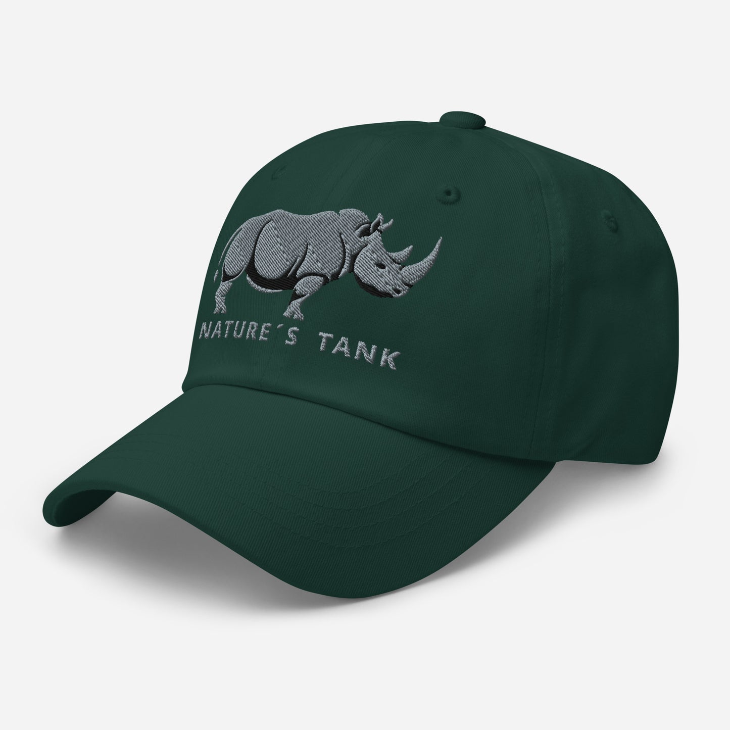 Dad Hat "RHINO" Grey One Size adjustable,animal motif,bold design,casual style,dad hat,iconic,premium quality,unique design,unisex