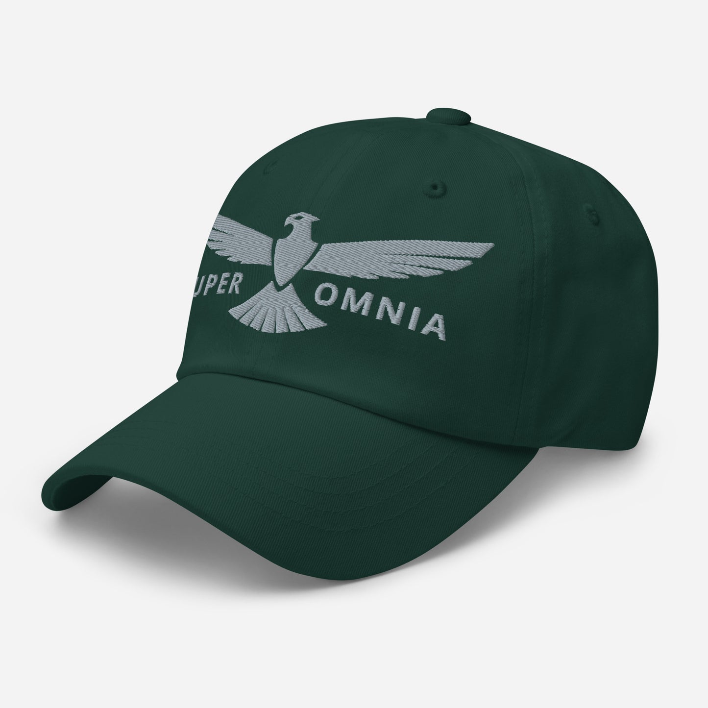 Dad Hat Eagle "SUPER OMNIA" Grey One Size above all,adjustable,animal motif,bold design,casual style,dad hat,eagle,focus,freedom,iconic,independence,premium quality,resilience,soar,strength,unique design,unisex,vision