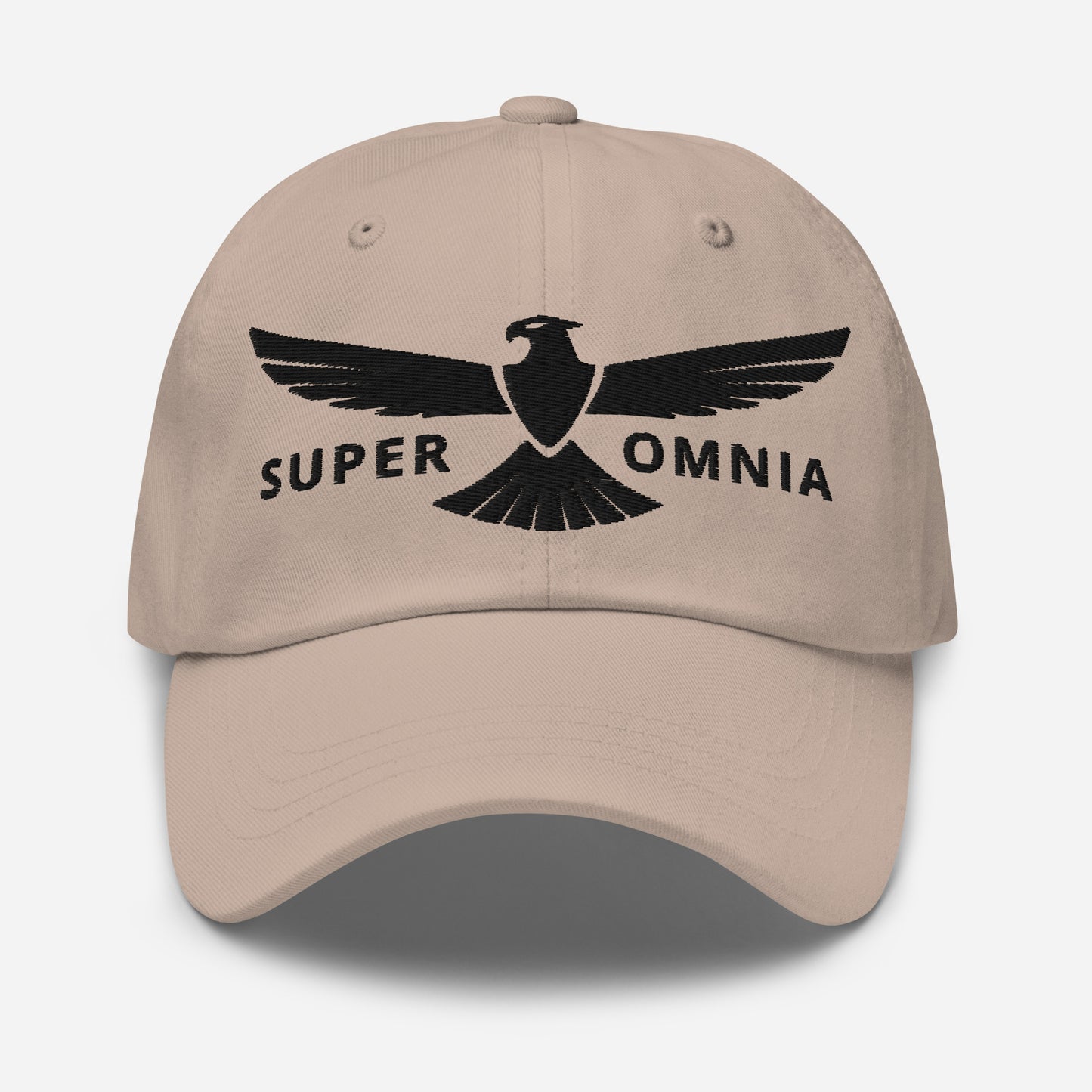 Dad Hat Eagle "SUPER OMNIA" Black One Size above all,adjustable,animal motif,bold design,casual style,dad hat,eagle,focus,freedom,iconic,independence,premium quality,resilience,soar,strength,unique design,unisex,vision