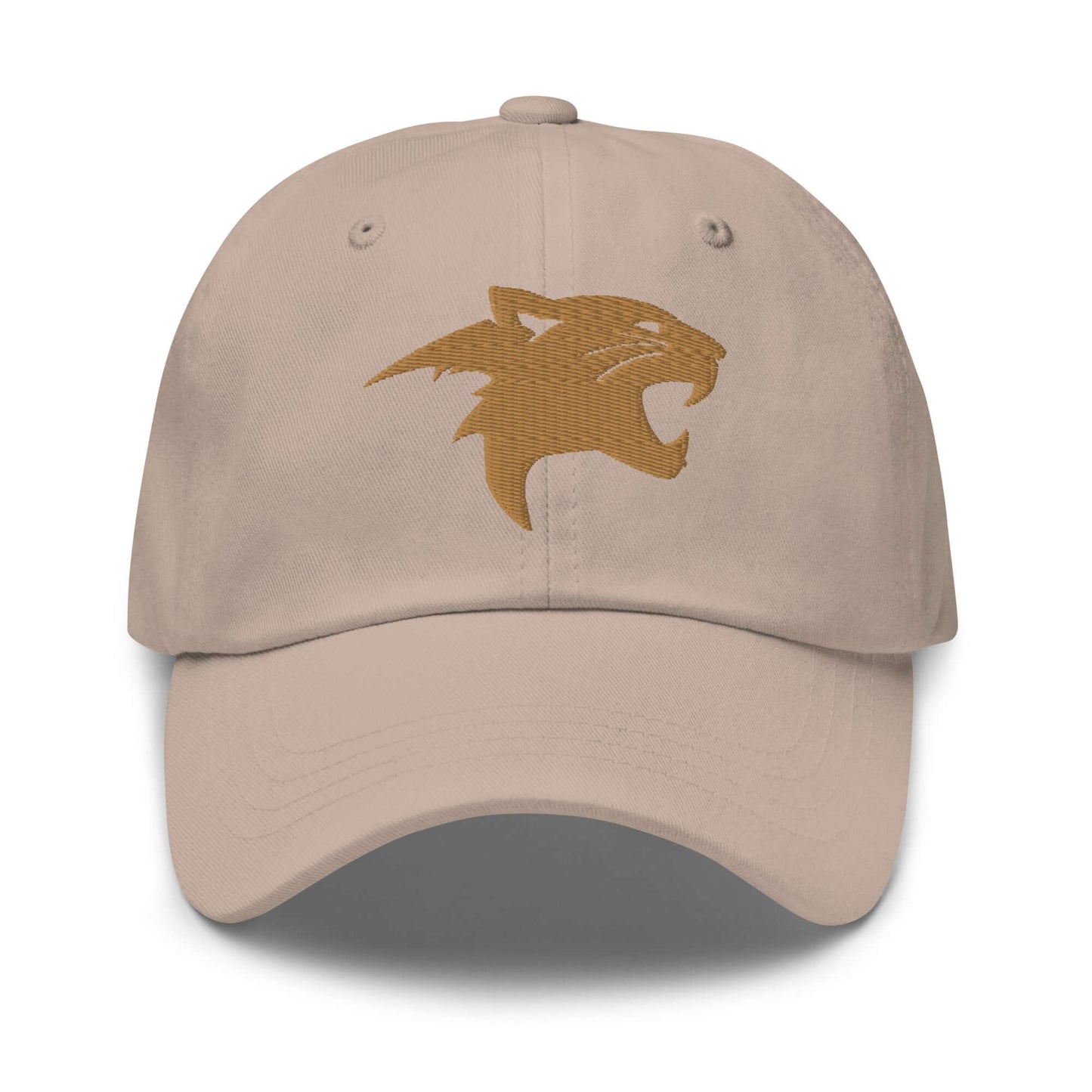 Dad Hat "Panther Head" Old Gold adjustable,agility,animal motif,beast mode,bold design,casual style,dad hat,iconic,panther,power,premium quality,stealth,strength,unique design,unisex,wild