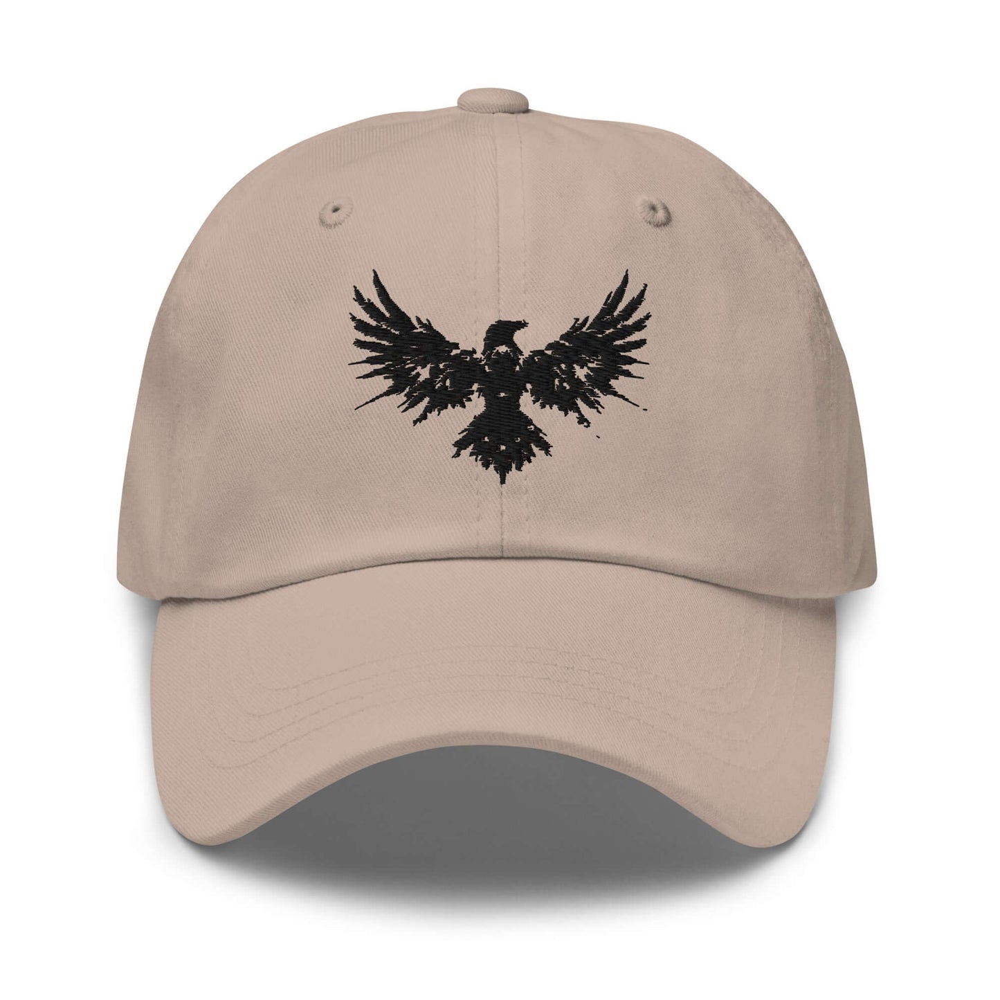 Dad Hat Raven "ENIGMA" Black adjustable,animal motif,bold design,casual style,dad hat,endurance,enigma,freedom,iconic,mystery,premium quality,raven,transformation,unique design,unisex