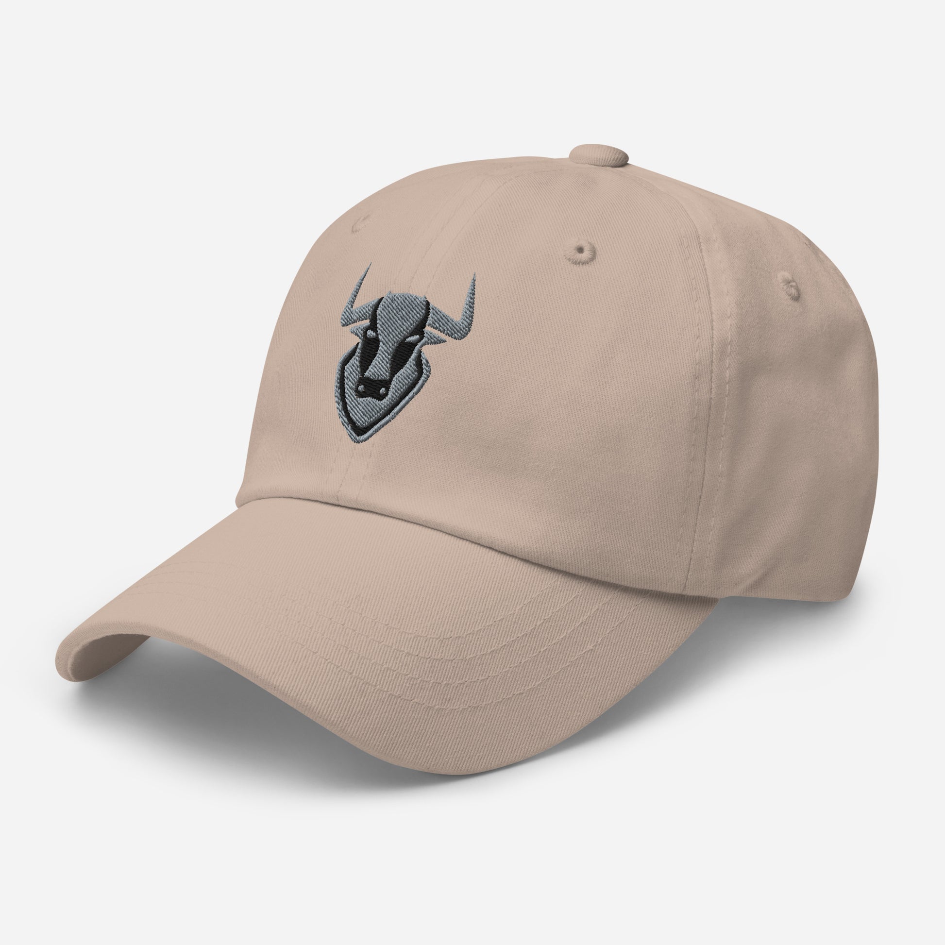 Dad Hat Bull Logo "TORO" Grey One Size adjustable,animal motif,bold design,bull,casual style,dad hat,endurance,iconic,power,premium quality,resilience,spirit,strength,unique design,unisex