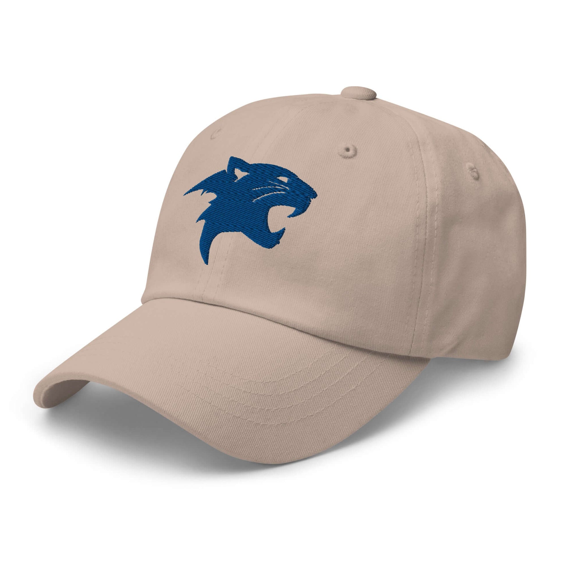 Dad Hat "Panther Head" Blue adjustable,agility,animal motif,beast mode,bold design,casual style,dad hat,iconic,panther,power,premium quality,stealth,strength,unique design,unisex,wild