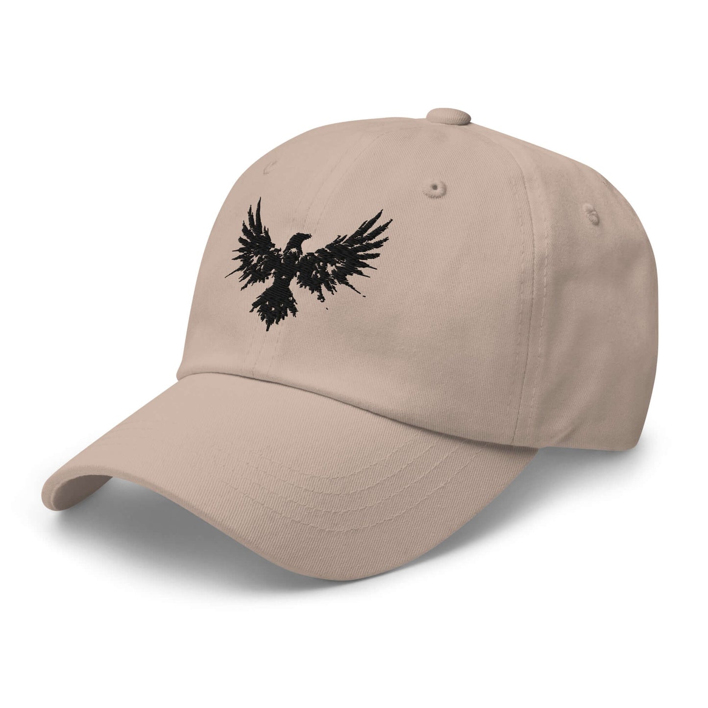 Dad Hat Raven "ENIGMA" Black adjustable,animal motif,bold design,casual style,dad hat,endurance,enigma,freedom,iconic,mystery,premium quality,raven,transformation,unique design,unisex